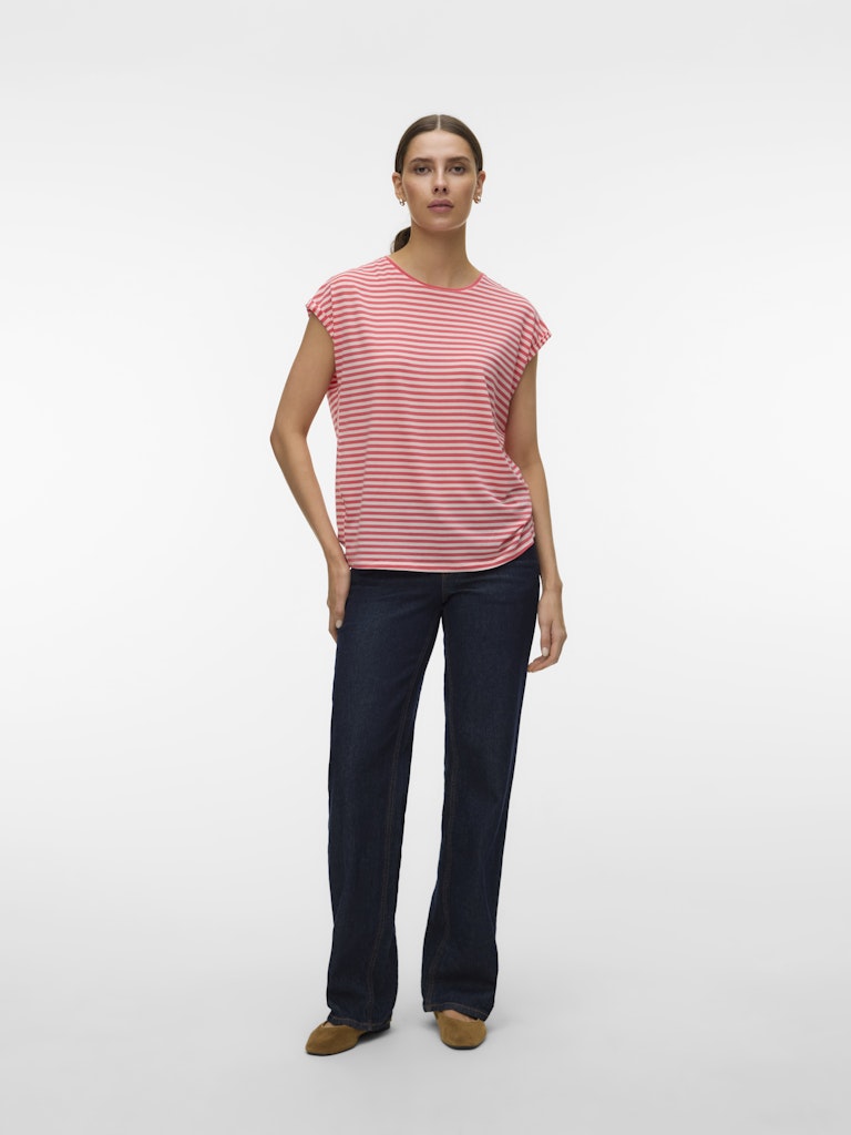 Vero Moda Damen T-Shirts Coral Paradise/