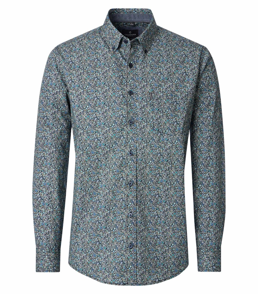Casa Moda Herren Hemden Blau