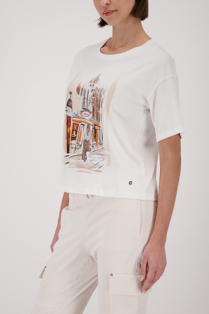 Monari Damen T-Shirts Off-White