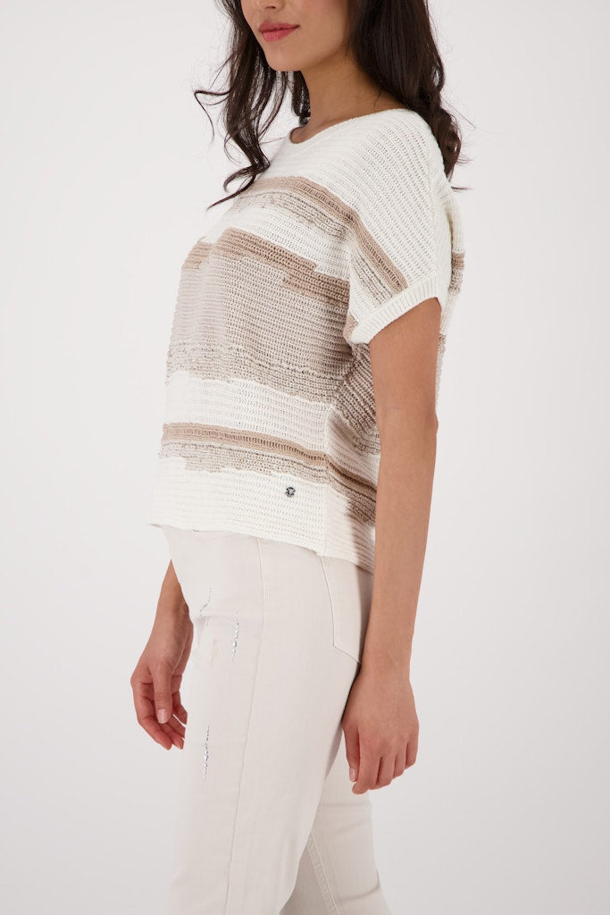 Monari Damen Pullover Champagne B