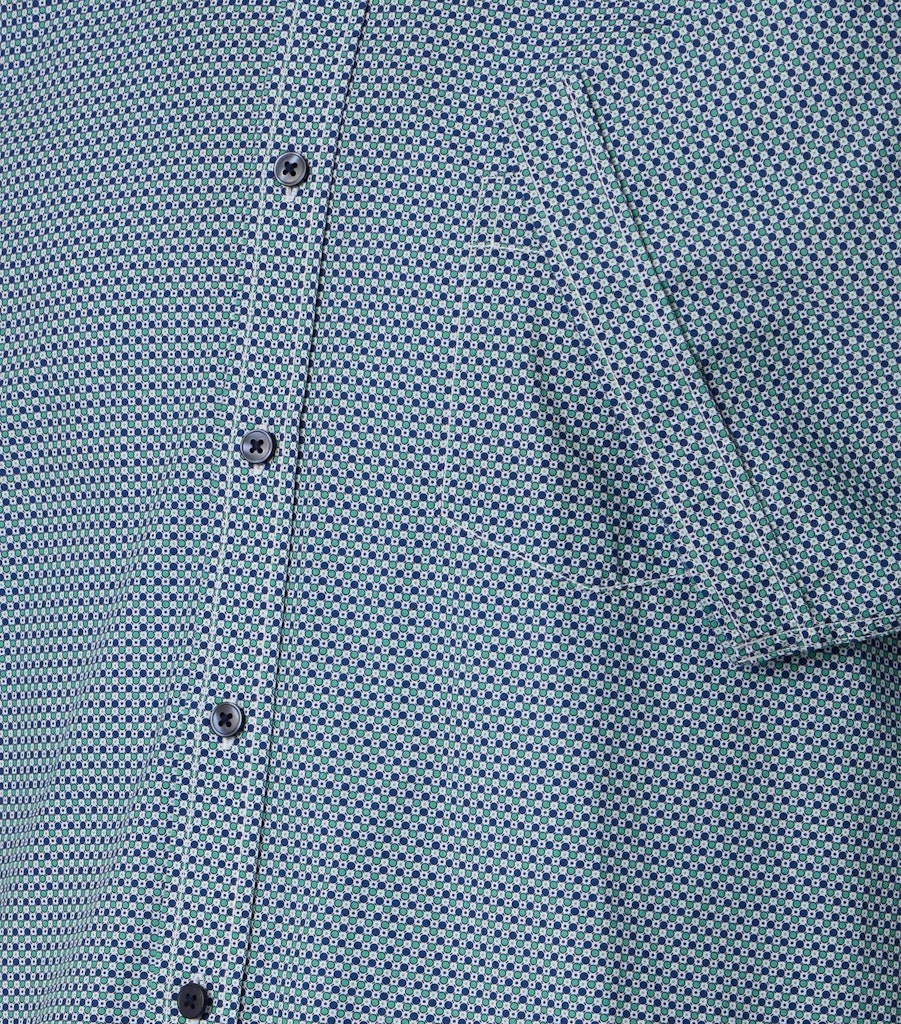 Casa Moda Herren Hemden kurz Gruen