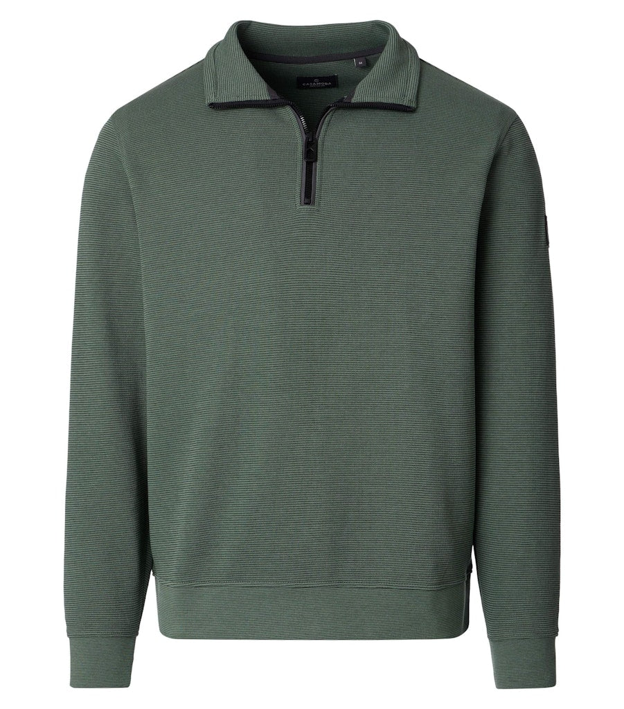 Casa Moda Herren Sweatshirts Gruen