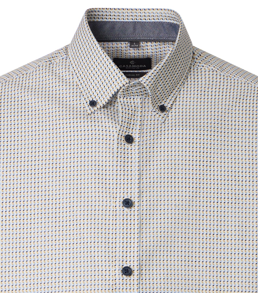 Casa Moda Herren Hemden kurz Blau