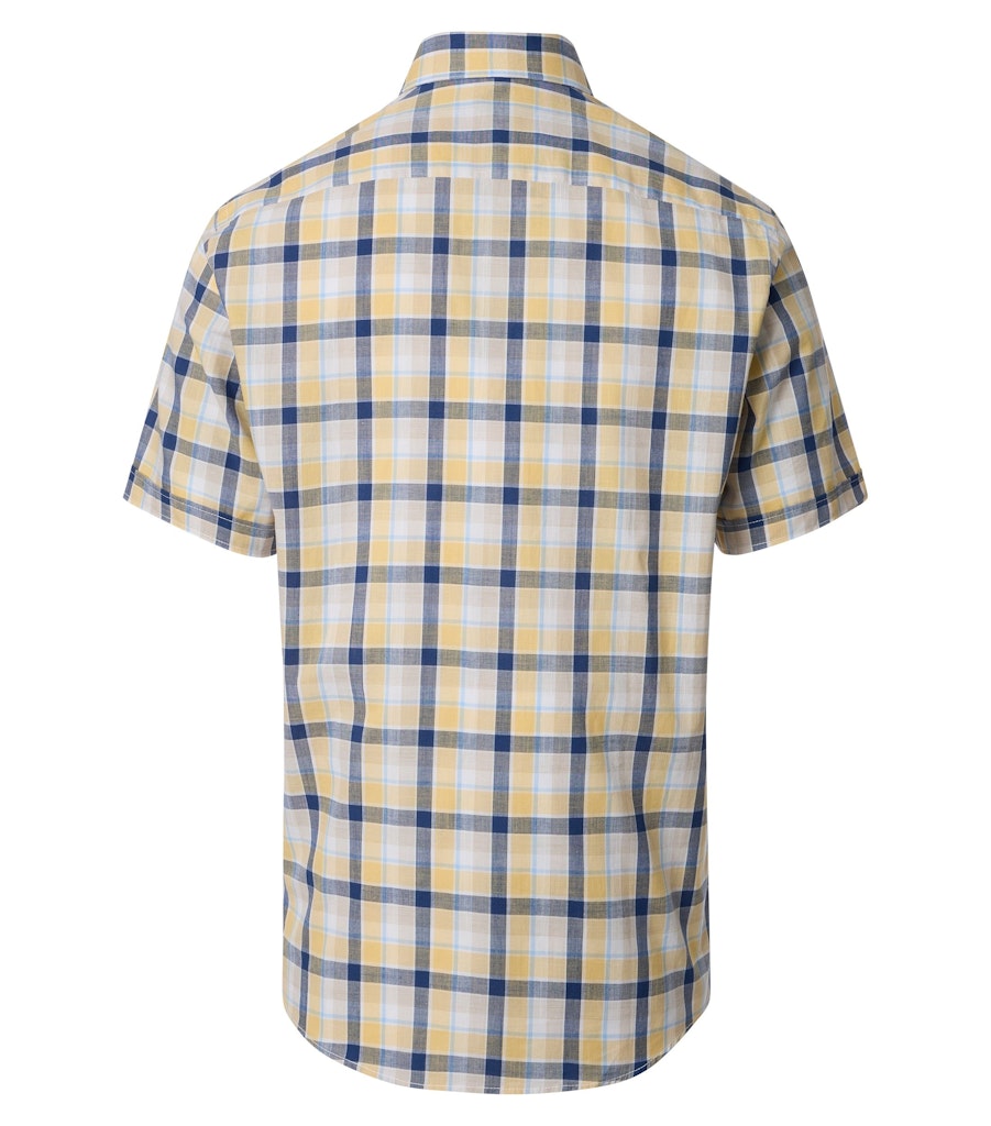Casa Moda Herren Hemden kurz Gelb