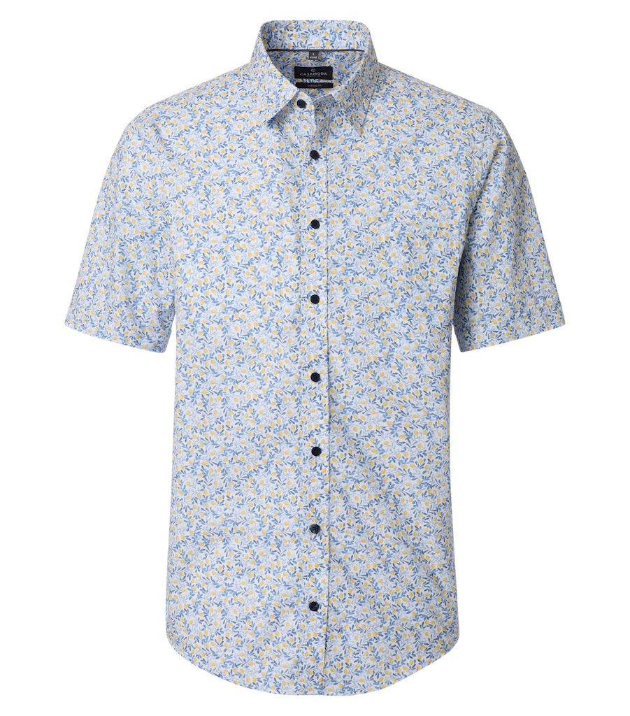 Casa Moda Herren Hemden kurz Gelb