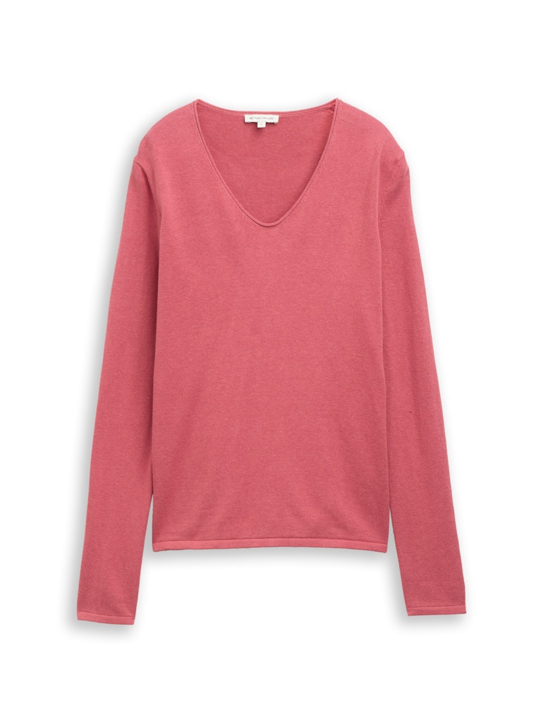 Tom Tailor Damen Sweatshirts Cozy Pink