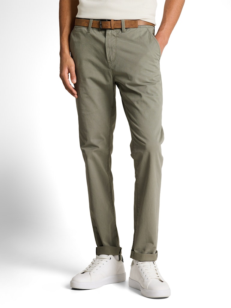 Tom Tailor denim Herren Hosen Dusty Mid Olive