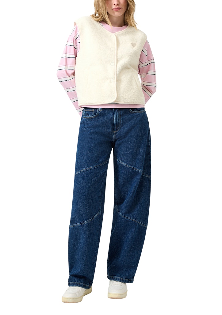 QS by S.Oliver Damen T-Shirts White