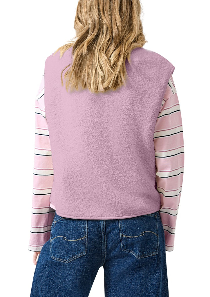 QS by S.Oliver Damen T-Shirts Lilac/Pink