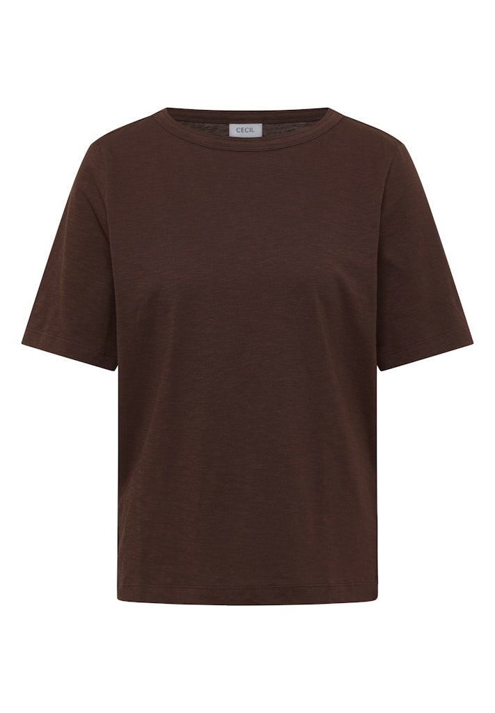 Cecil Damen T-Shirts Macchiato