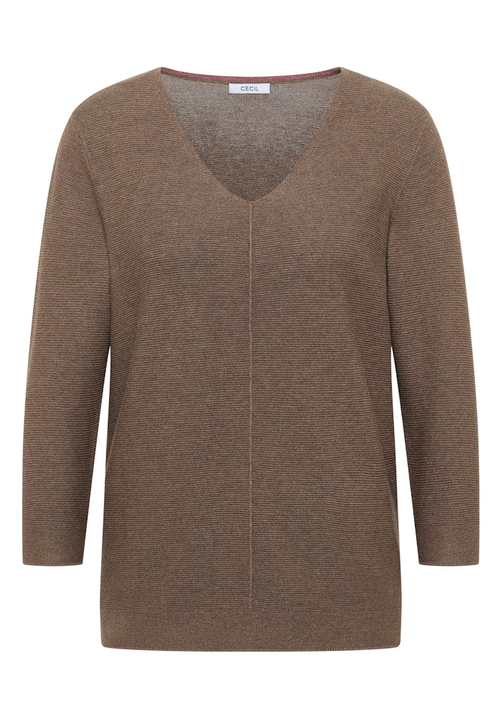 Cecil Damen Pullover Coffee Ta