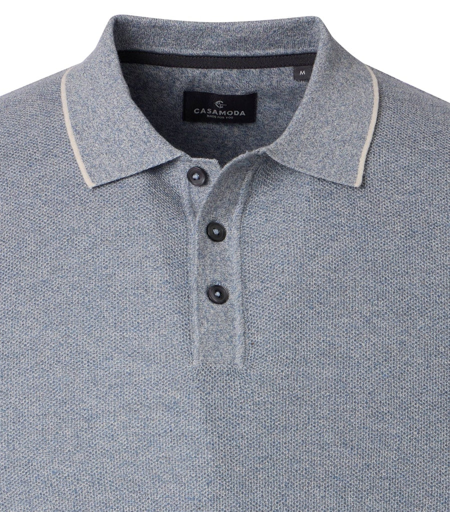 Casa Moda Herren Polo-Shirts Blau