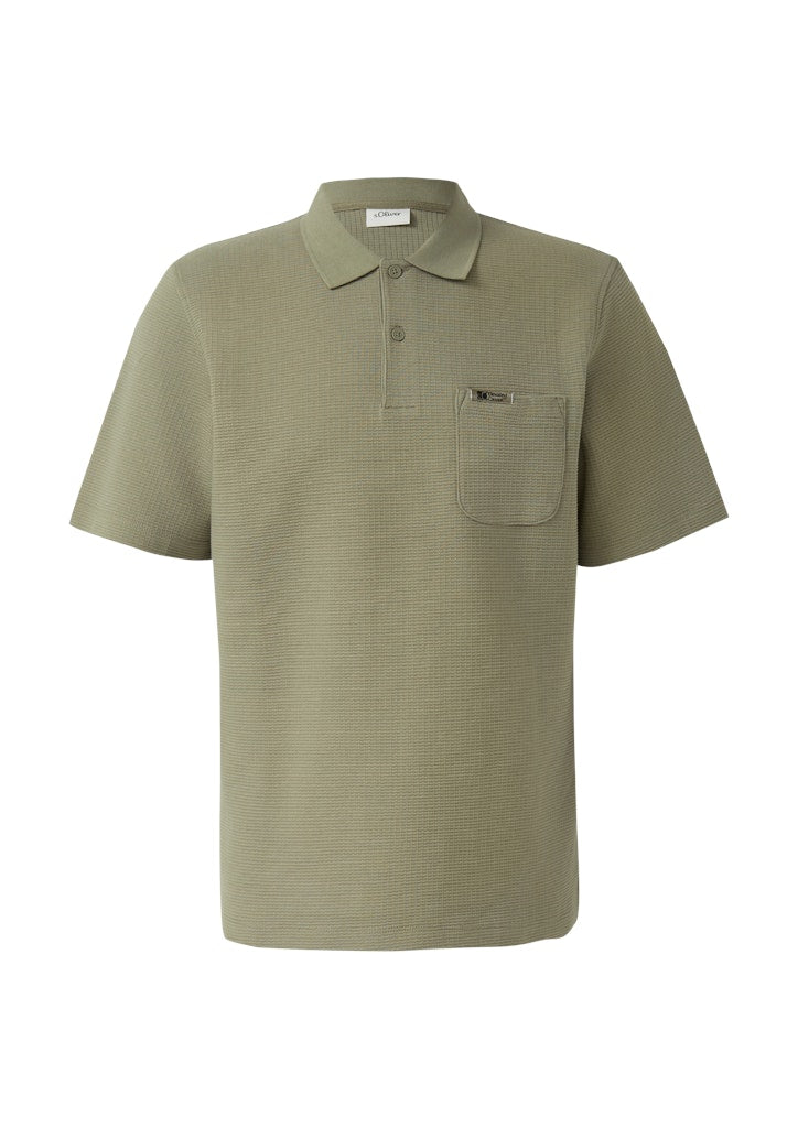 S. Oliver red Herren Polo-Shirts Green