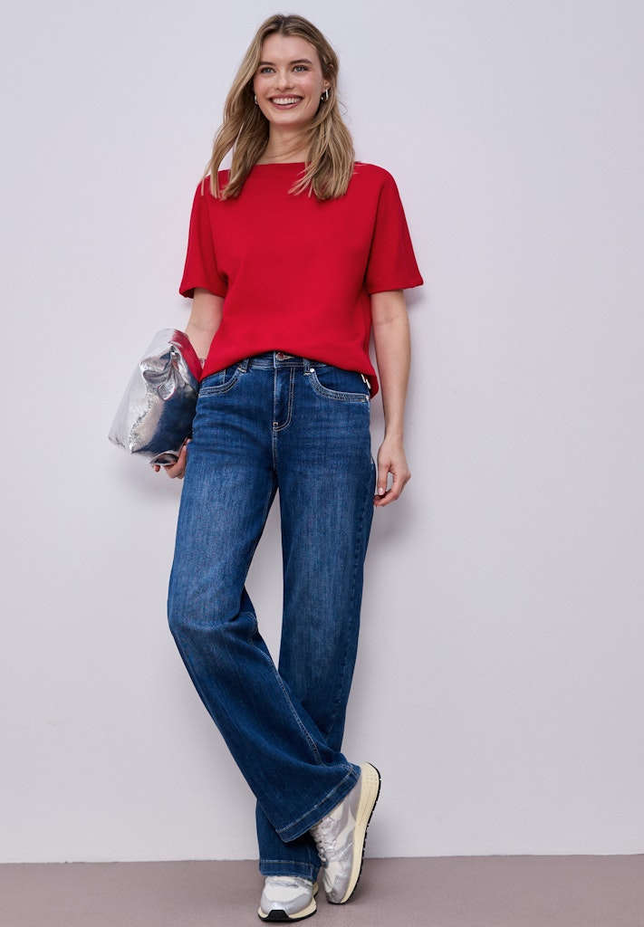 Street One Damen T-Shirts Salsa Red