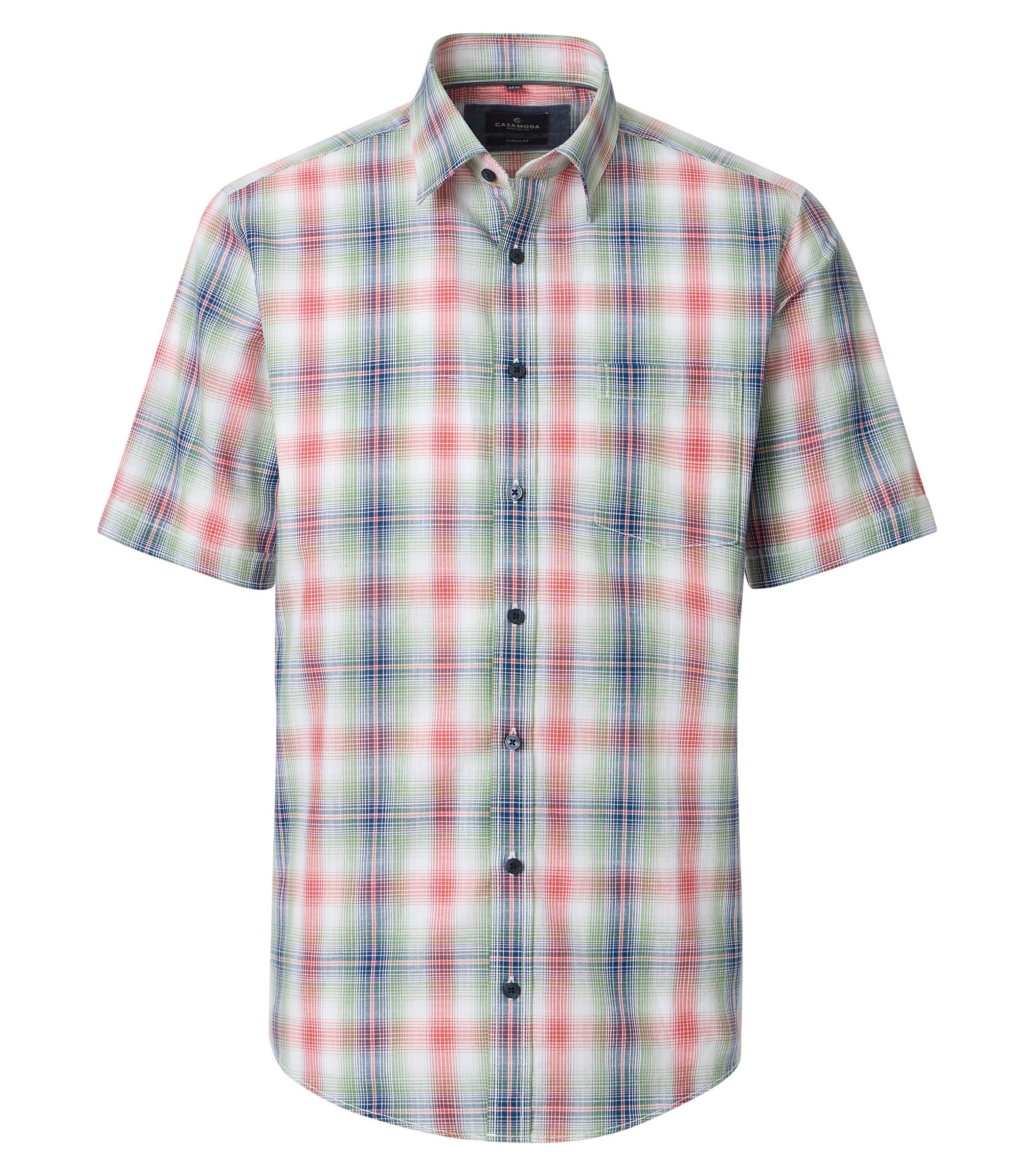 Casa Moda Herren Hemden kurz Rot