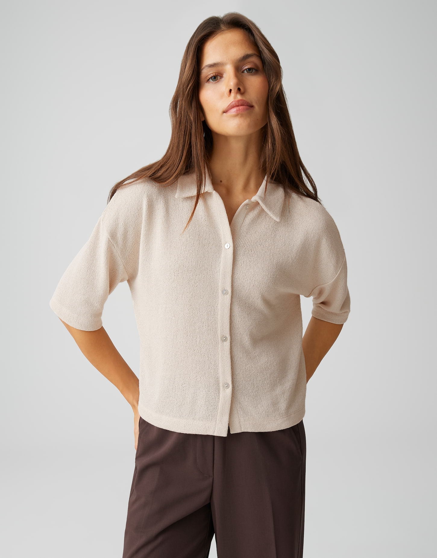Opus Damen T-Shirts Natural Glaze