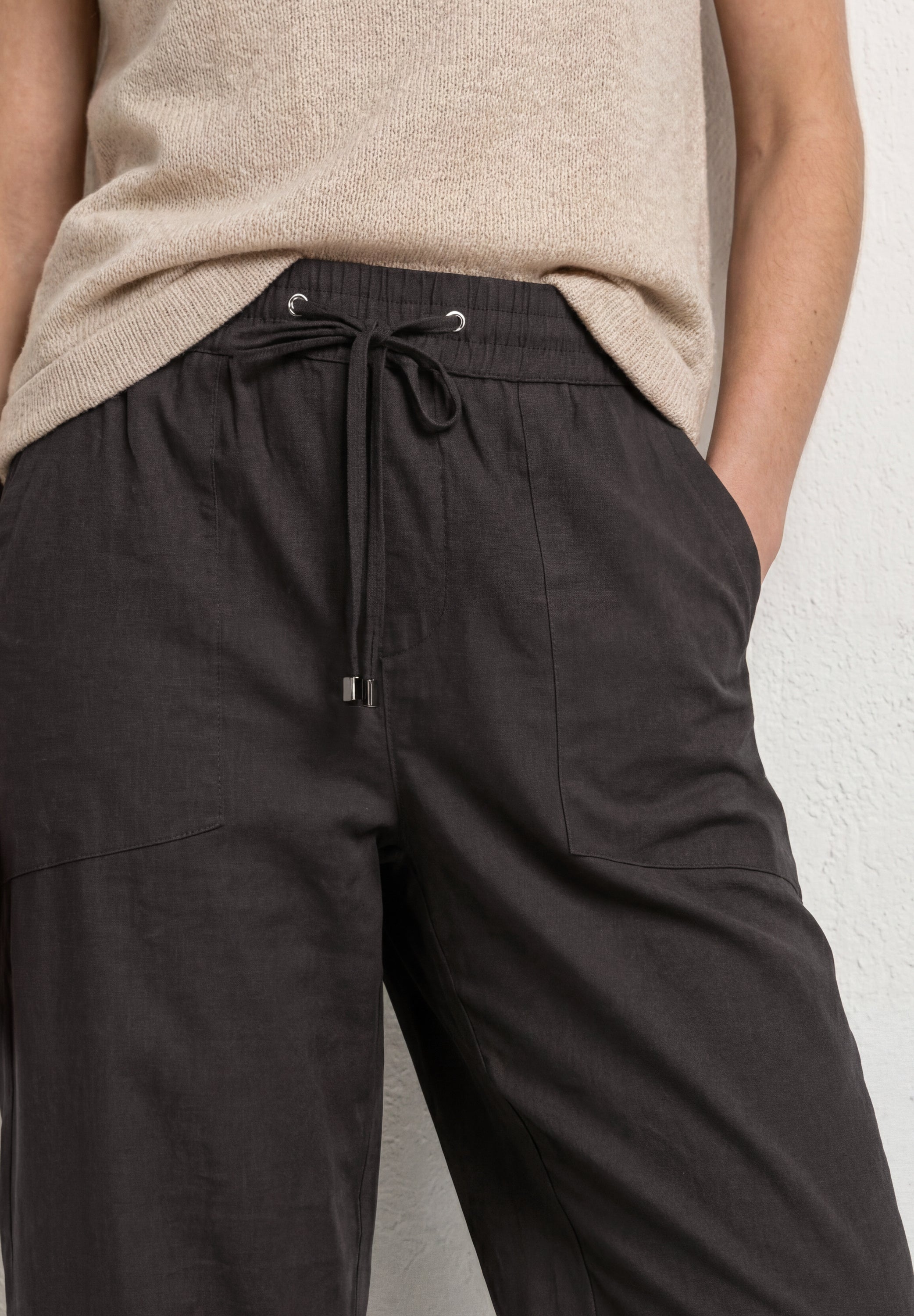 Street One Damen Hosen Black Cof