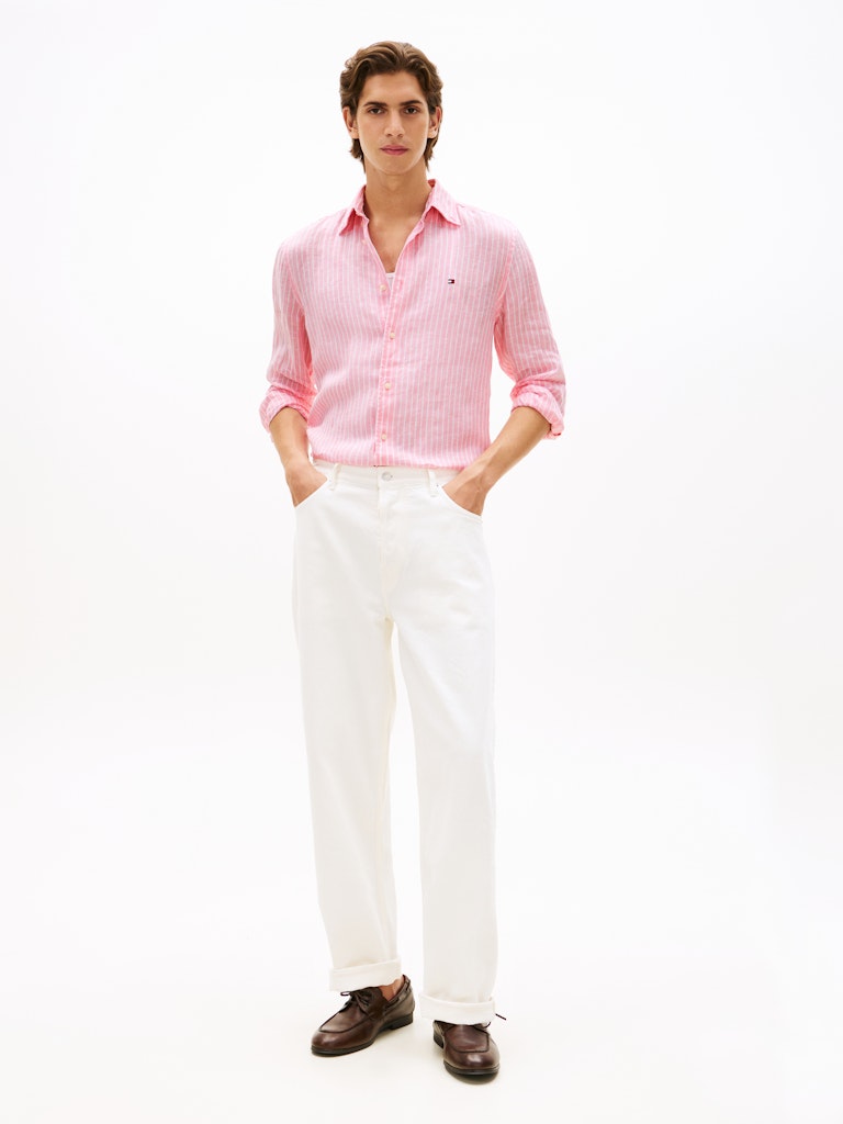 Tommy Hilfiger Herren T-Shirts kurz D Pink