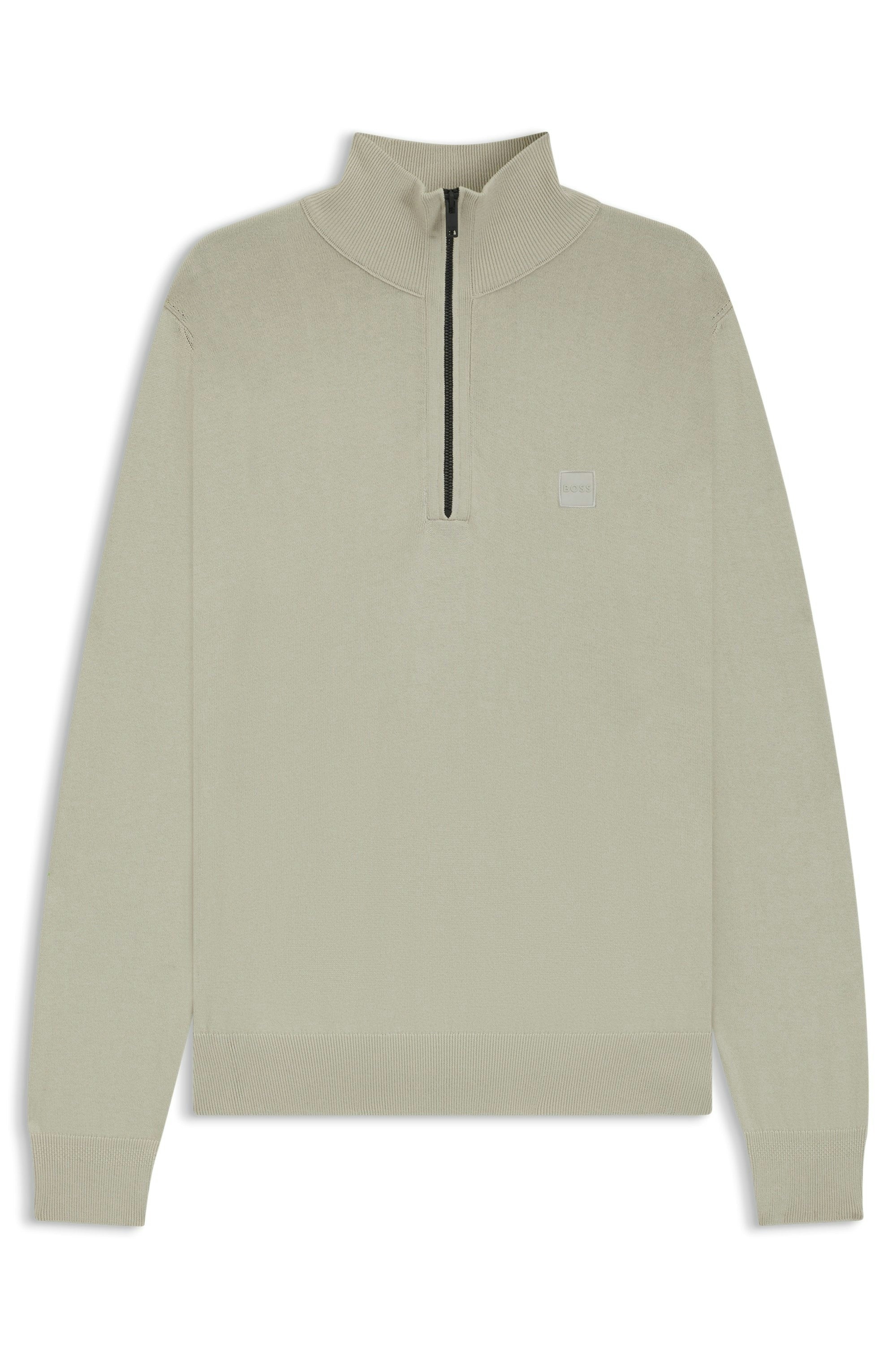 Boss Orange Herren Pullover Light Beige