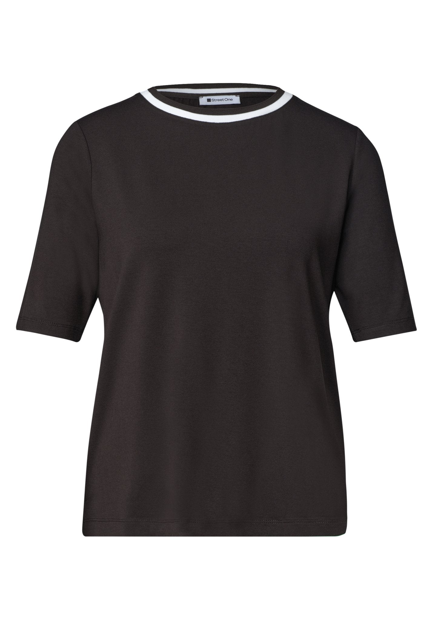 Street One Damen T-Shirts Black Cof