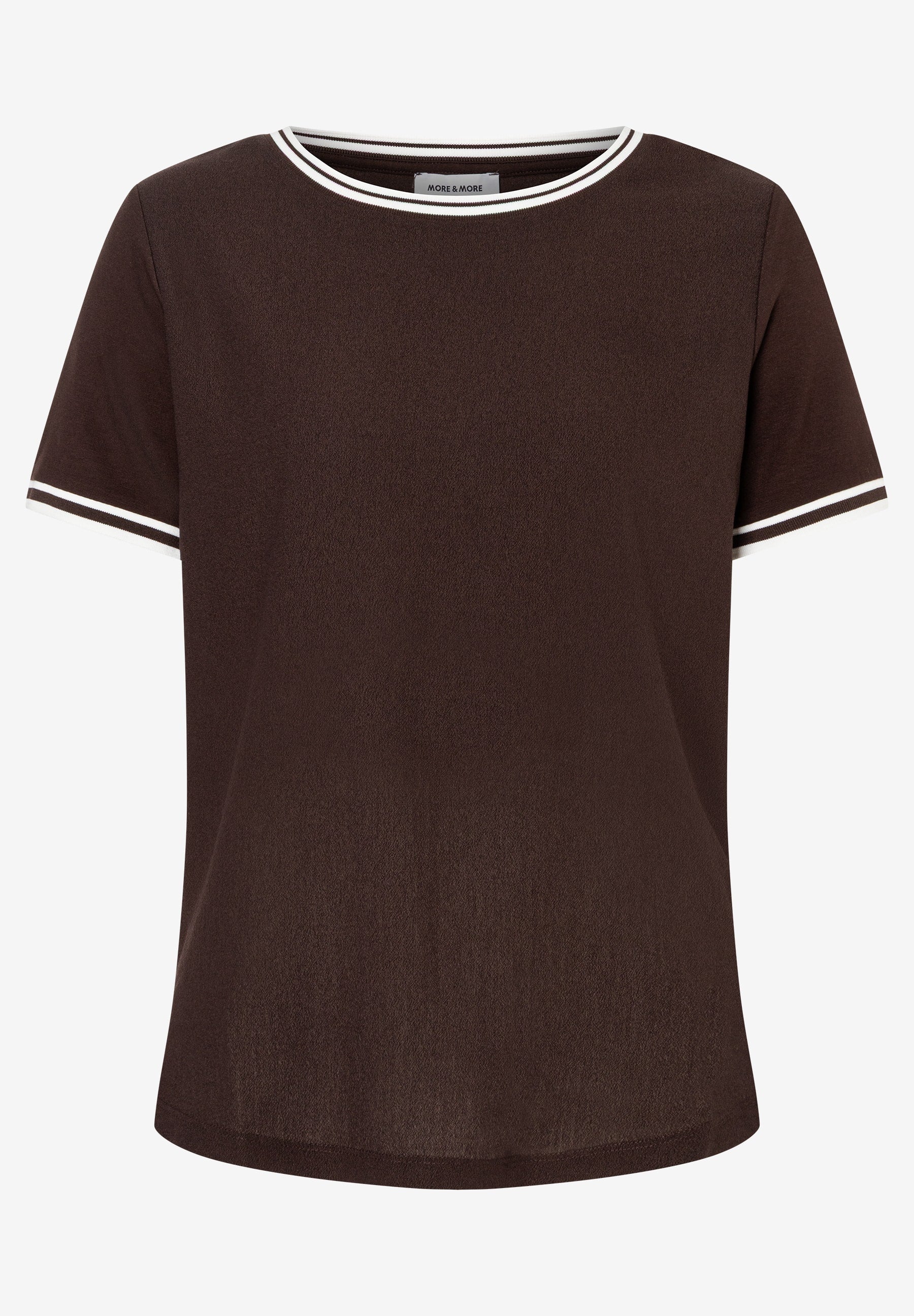 More & More Damen T-Shirts Espresso B
