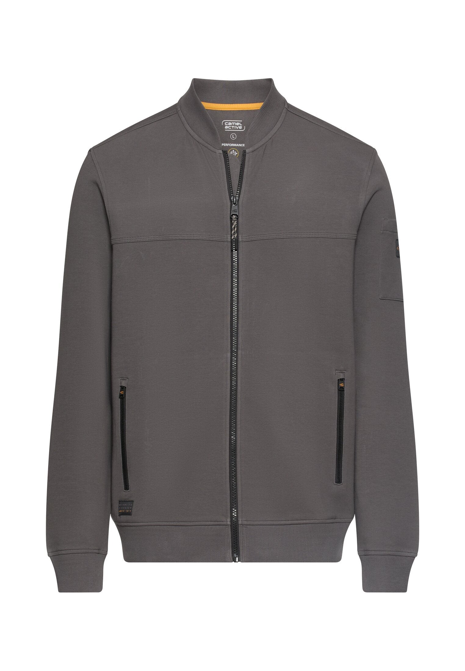 Camel active Herren Sweatjacken Gunmetal