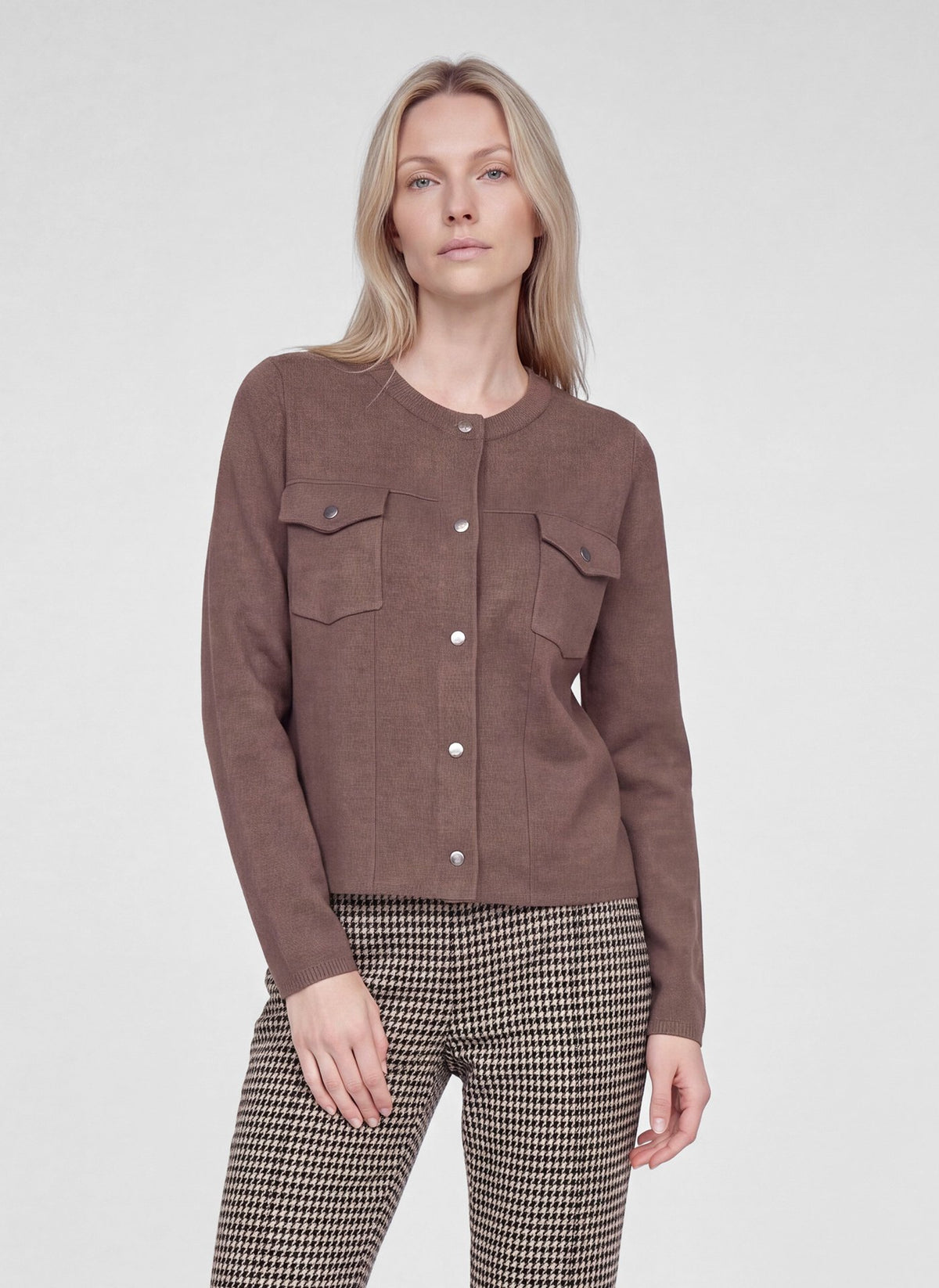 Rabe Damen Strickjacken Taupe