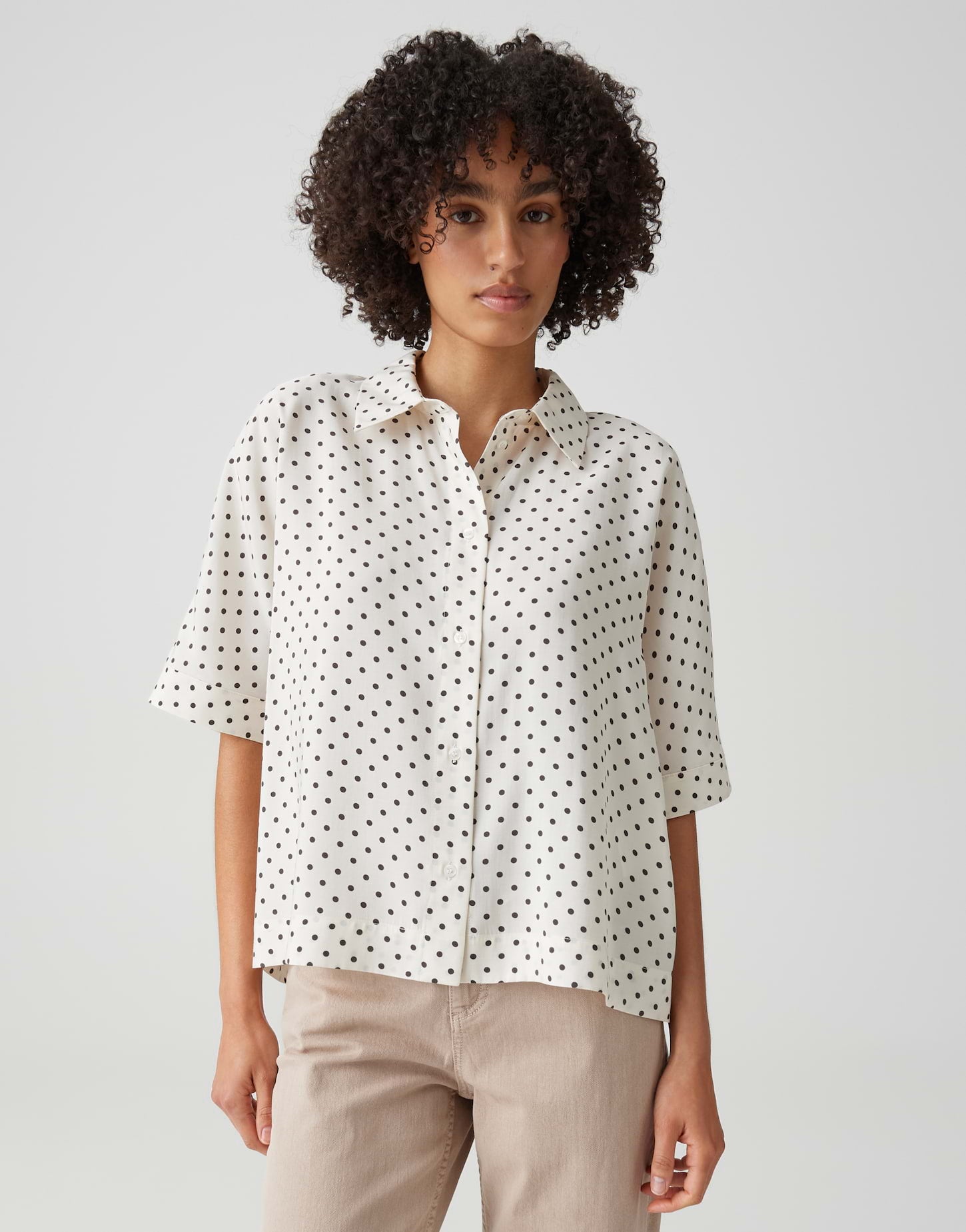 Opus Damen Blusen Light Cotton