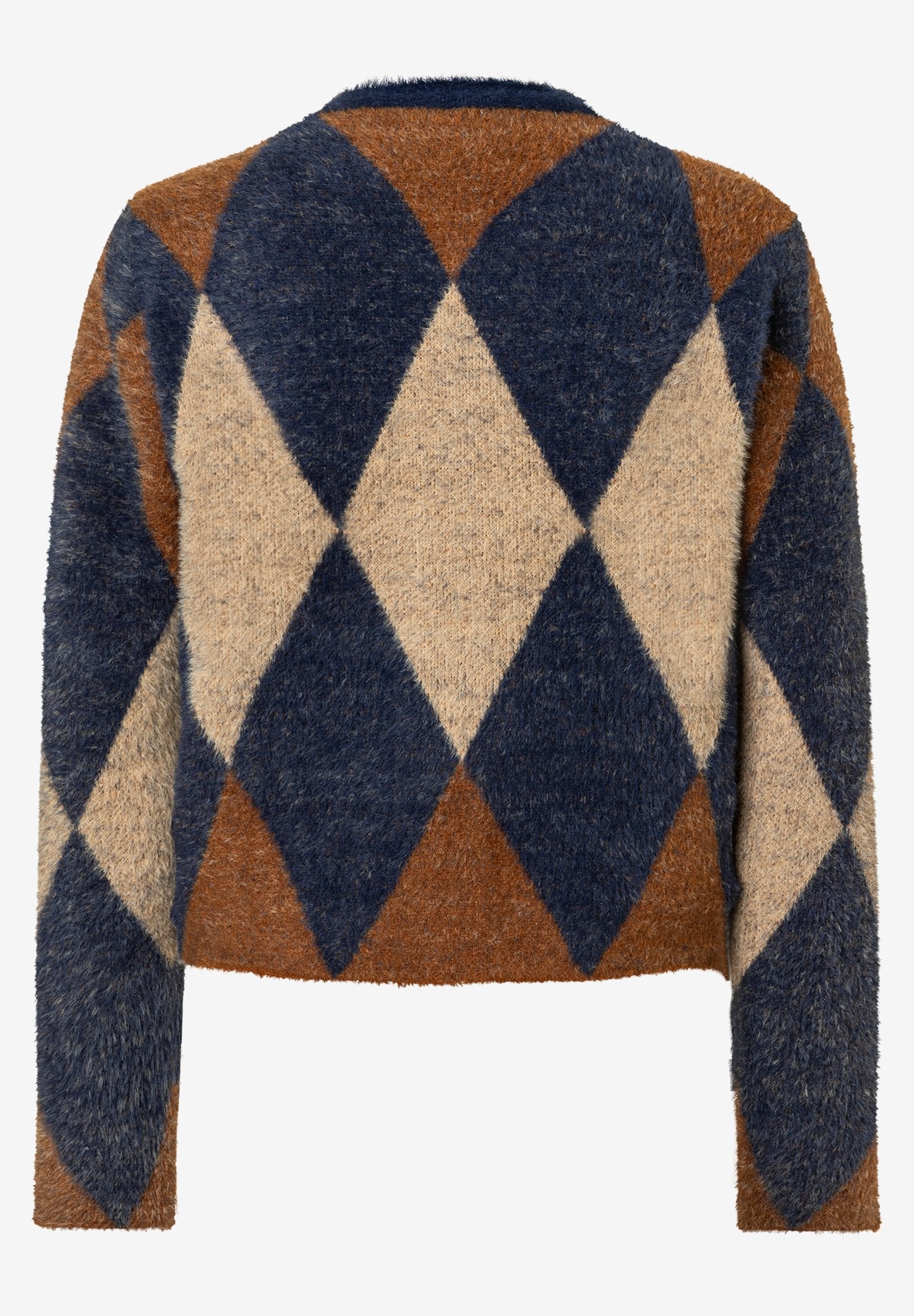 More & More Damen Strickjacken Argyle Kni