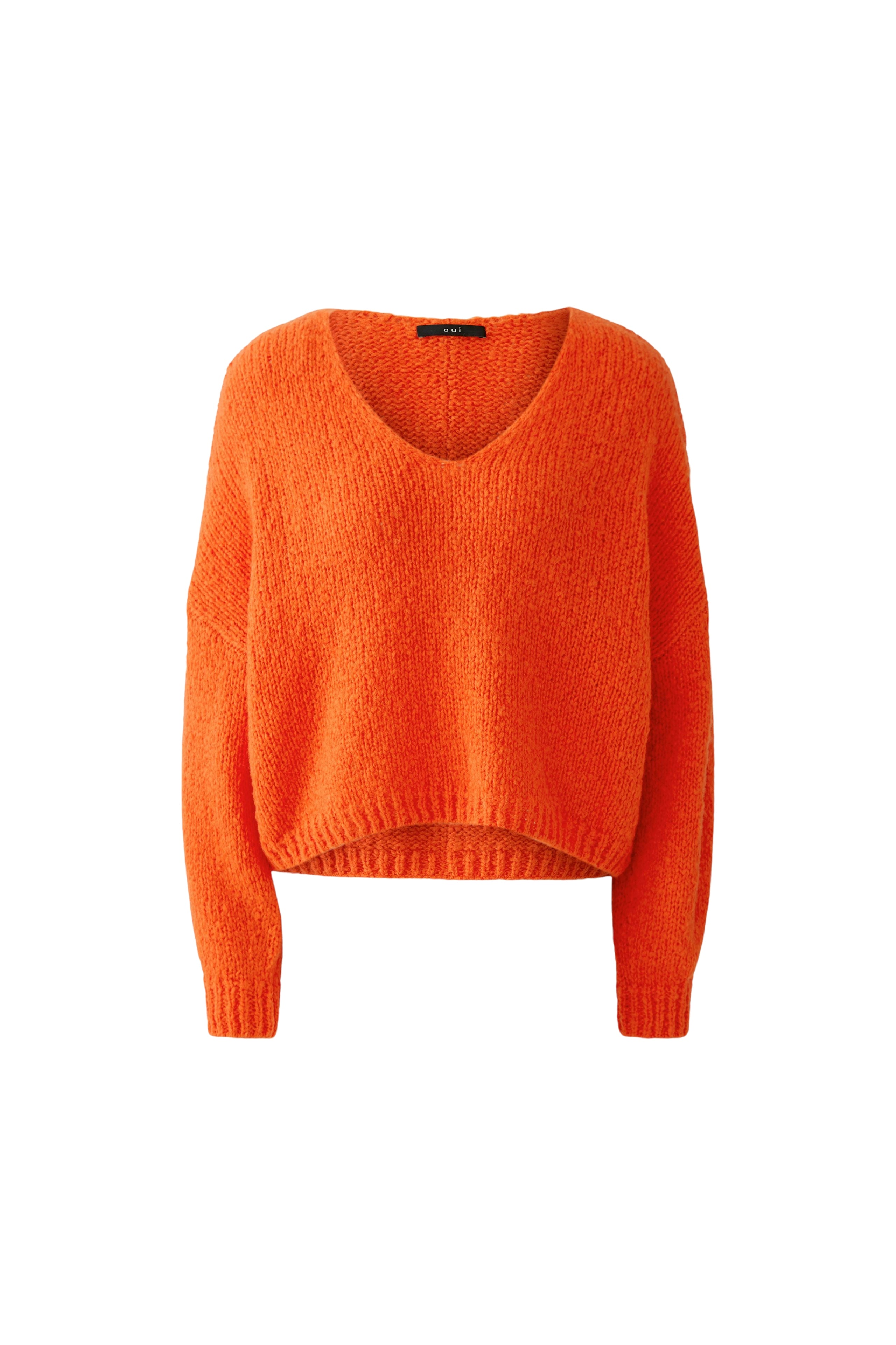 Oui Damen Pullover Orangeade