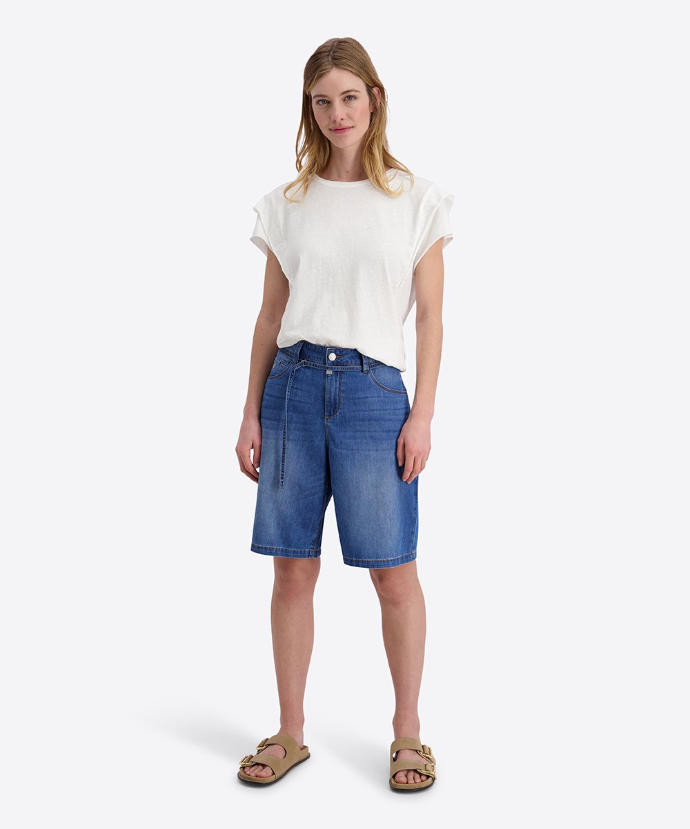 Timezone Damen Shorts Mid Blue