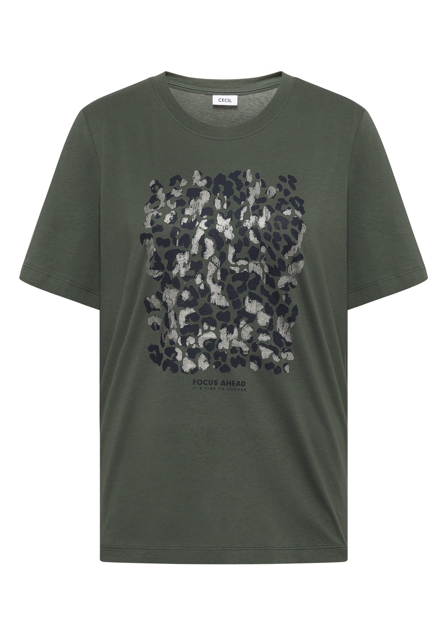 Cecil Damen T-Shirts Dried Oli