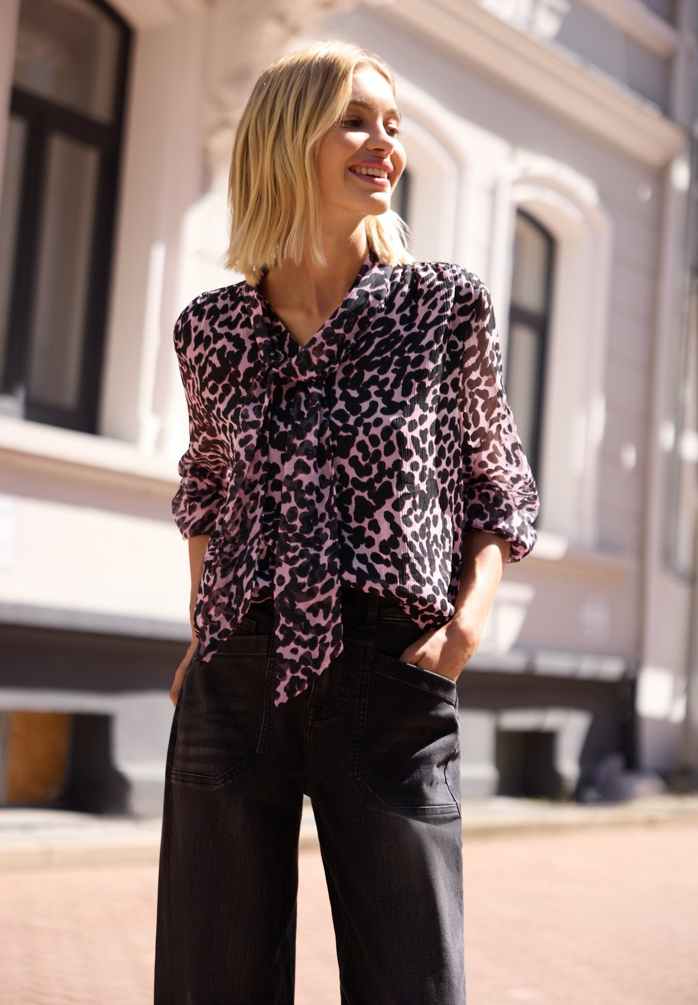 Street One Studio Damen Blusen Pearly Ro