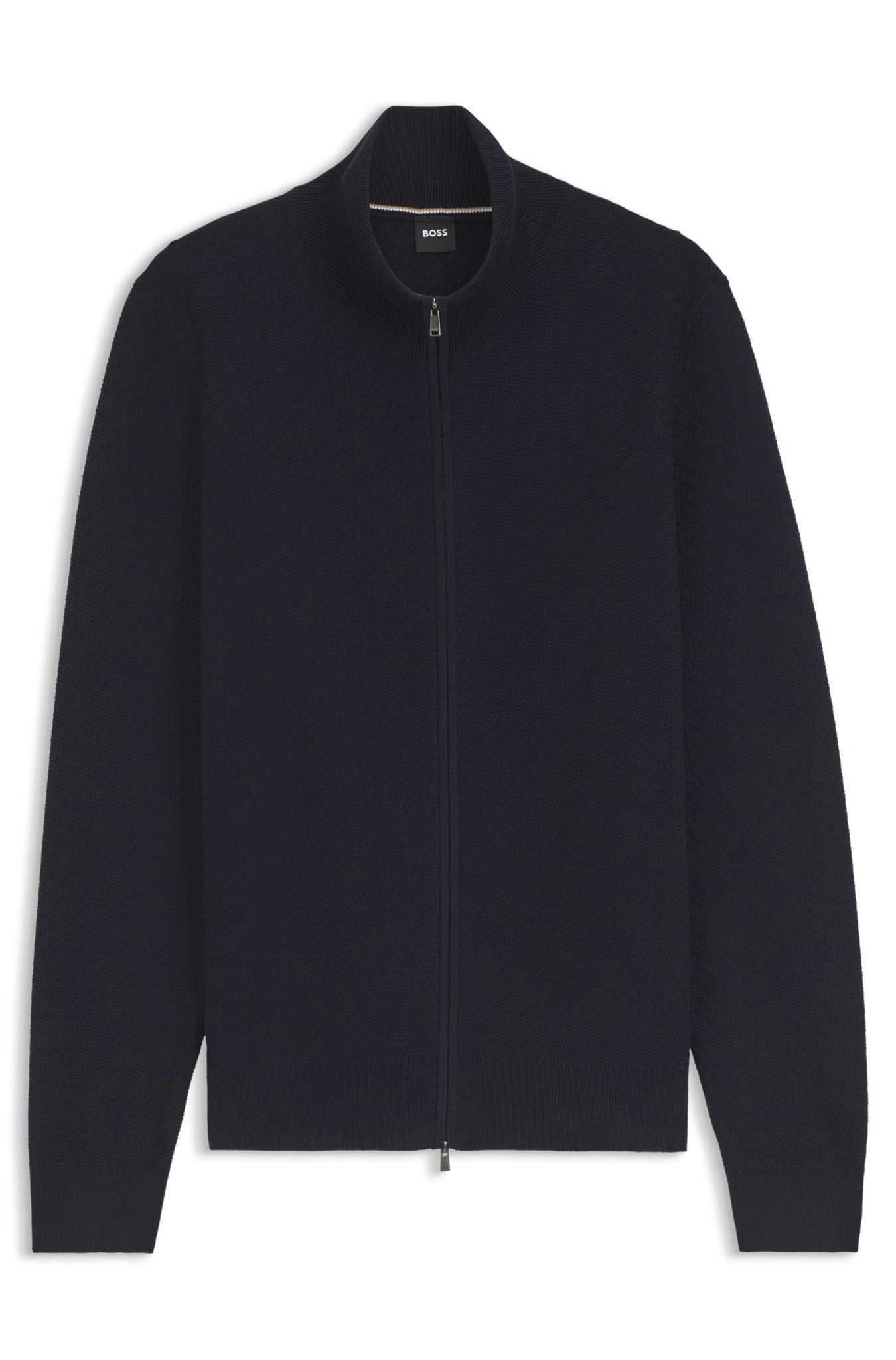 Boss Herren Strickjacken Dark Blue