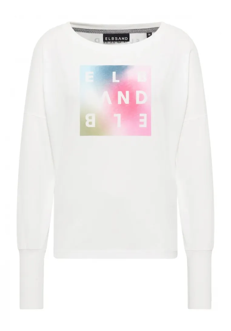 Elbsand Damen Sweatjacken Cloud Wh