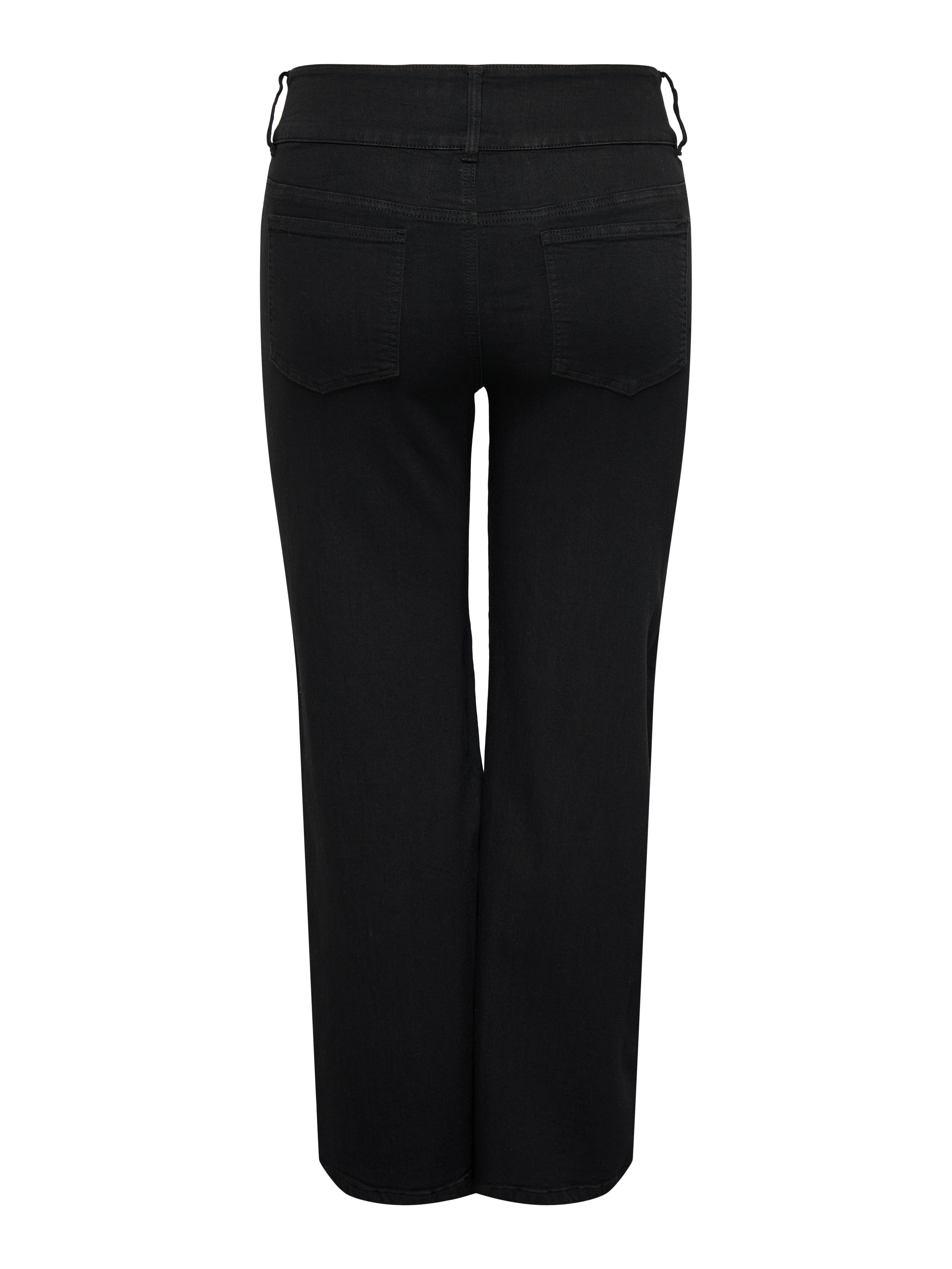 Only Caramkoma Damen Jeans Black Denim