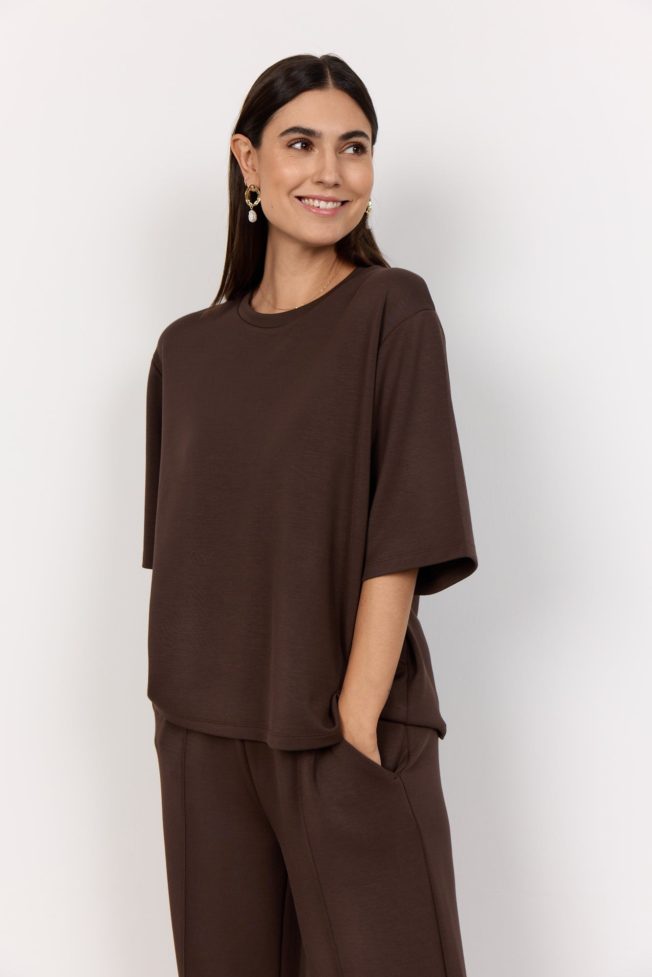 Soya Concept Damen T-Shirts Hot Fudge