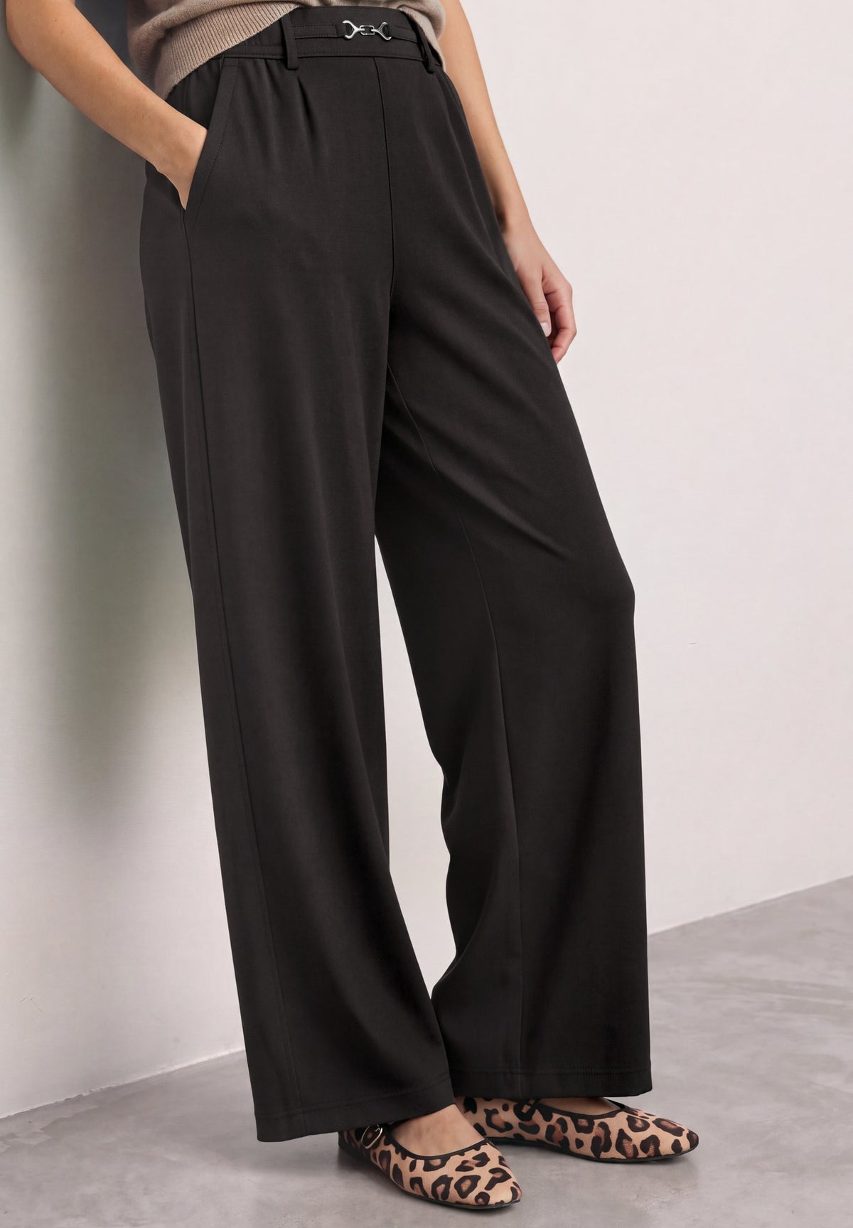 Street One Damen Hosen Black Cof