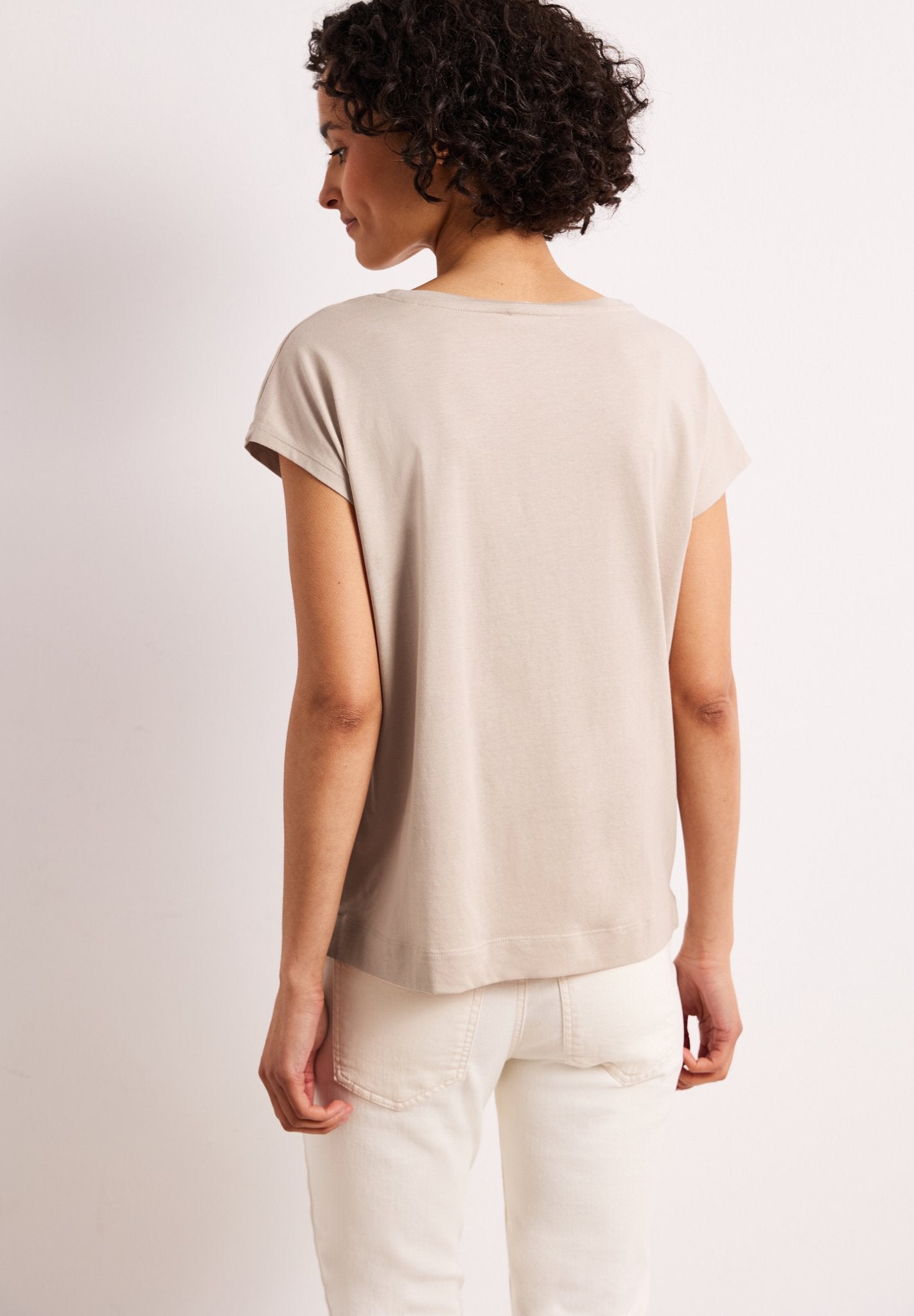 Street One Damen T-Shirts Clay Sand