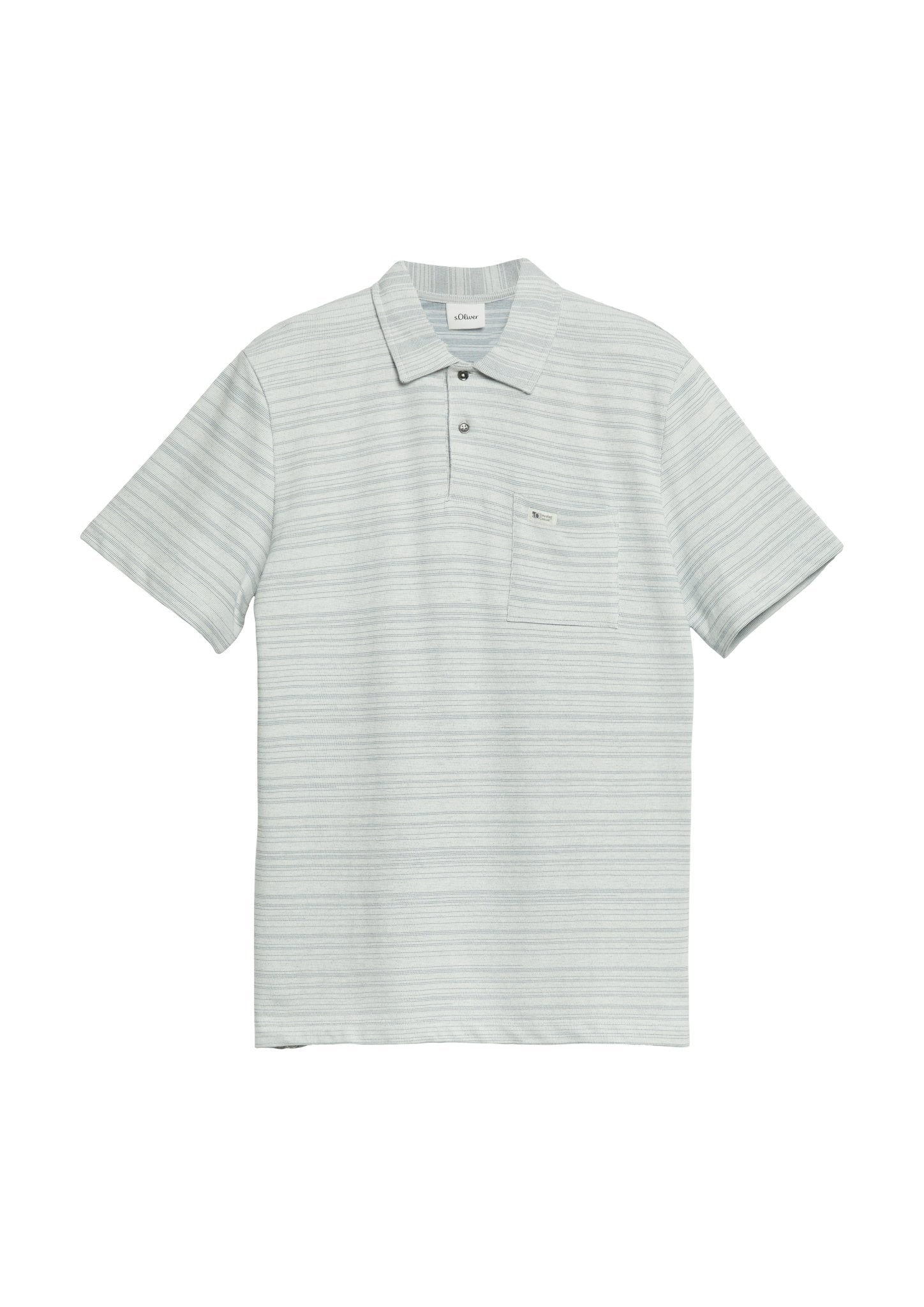 S. Oliver red Herren Polo-Shirts White