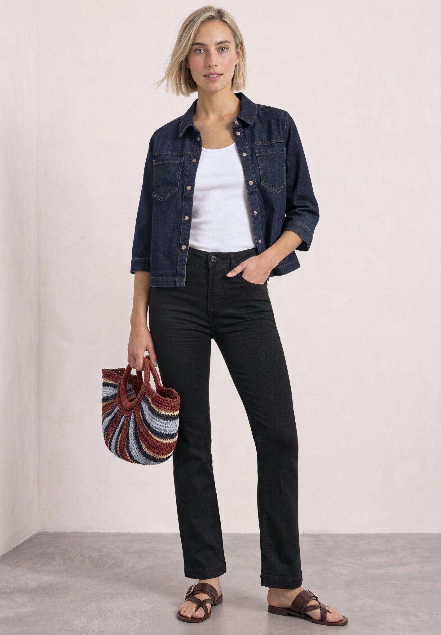 Street One Damen Hosen Black Rin