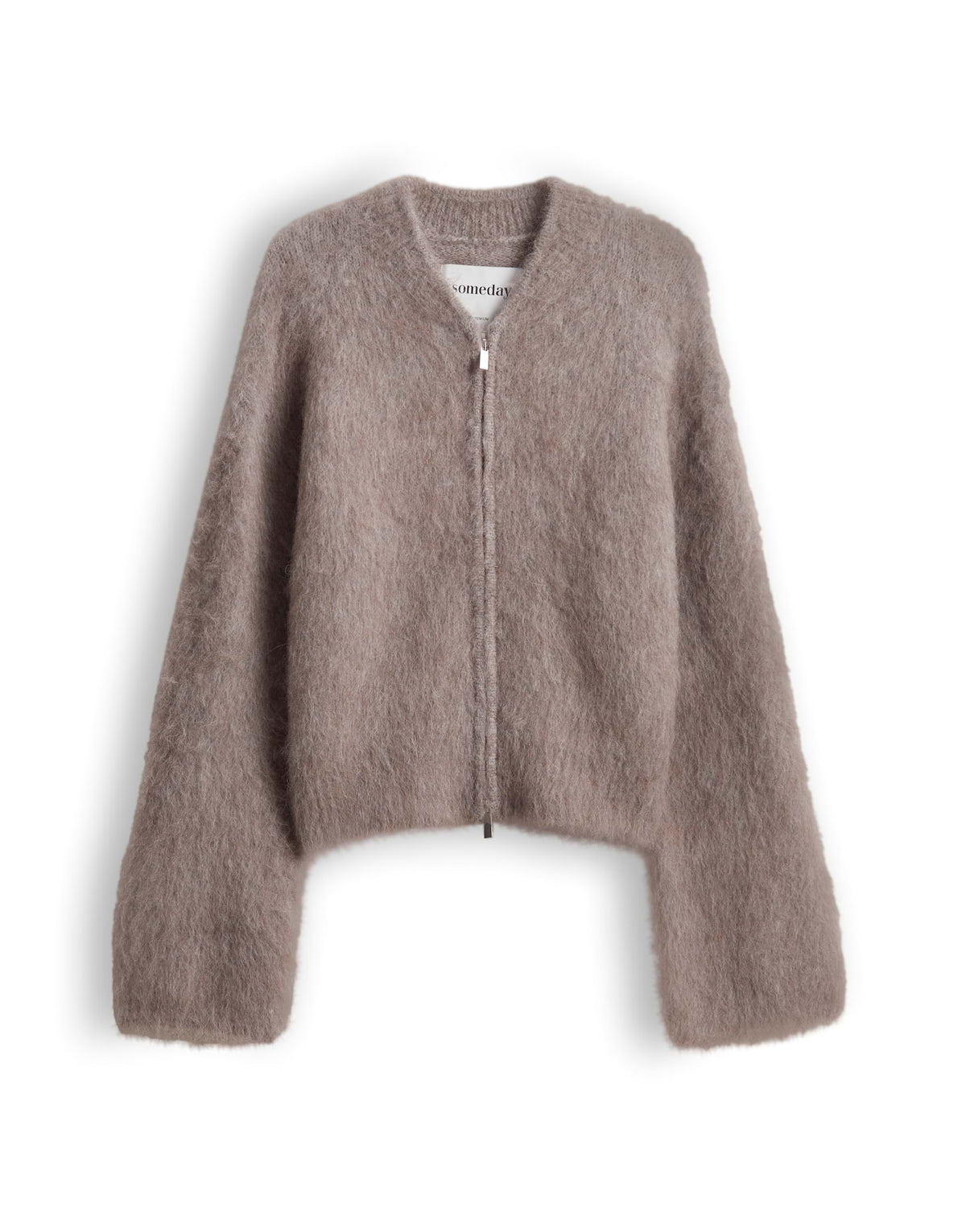 Someday Damen Pullover Taupewood Melan