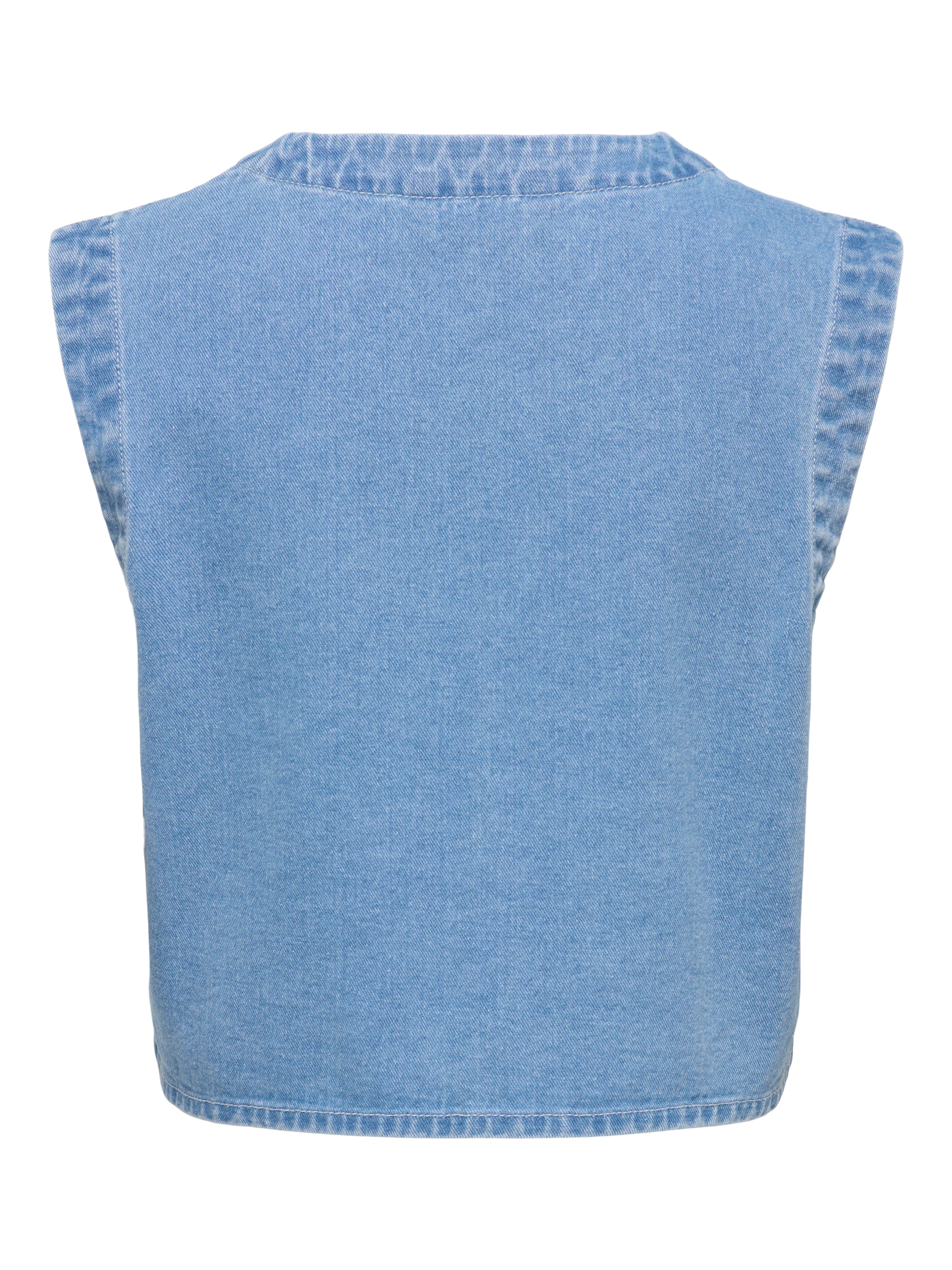 Only Damen Indoorwesten Light Blue Deni