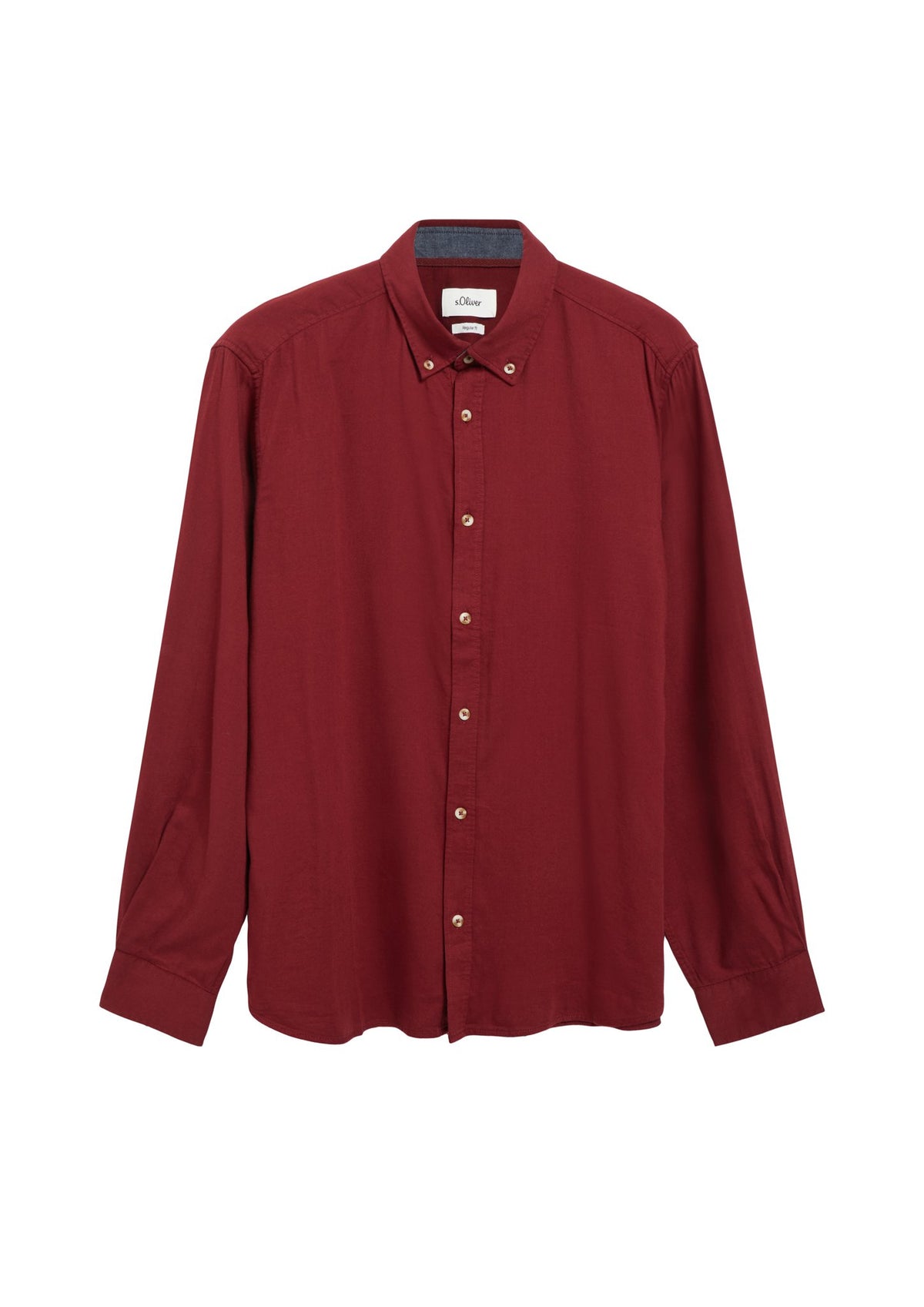 S. Oliver red Herren Hemden lang Red