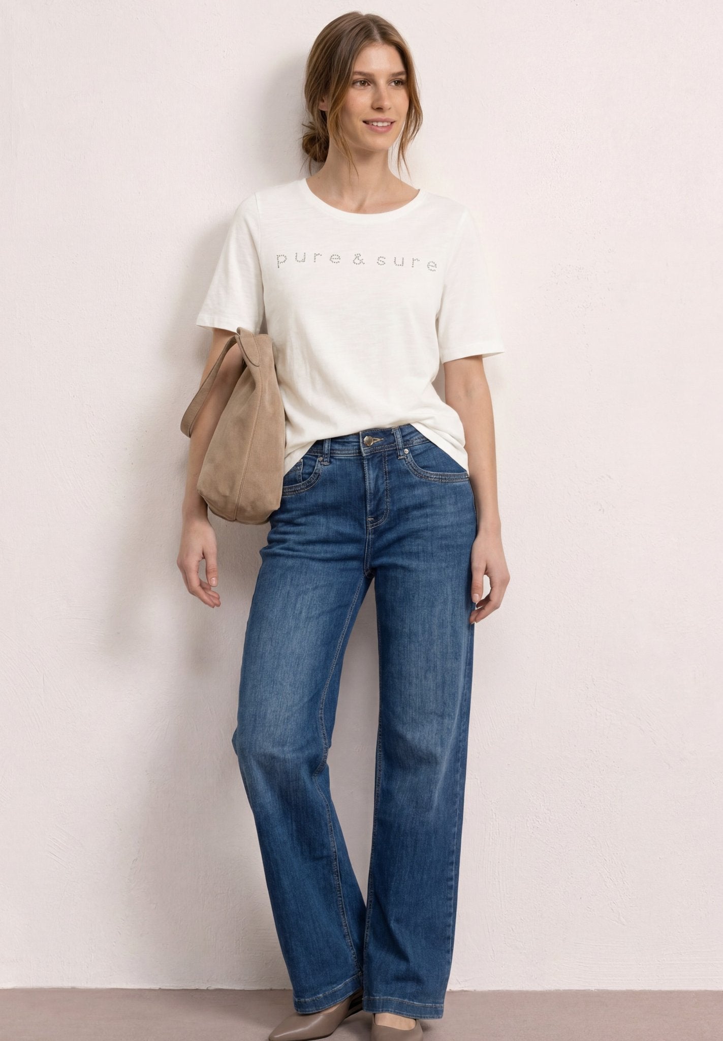 Street One Damen T-Shirts Off White