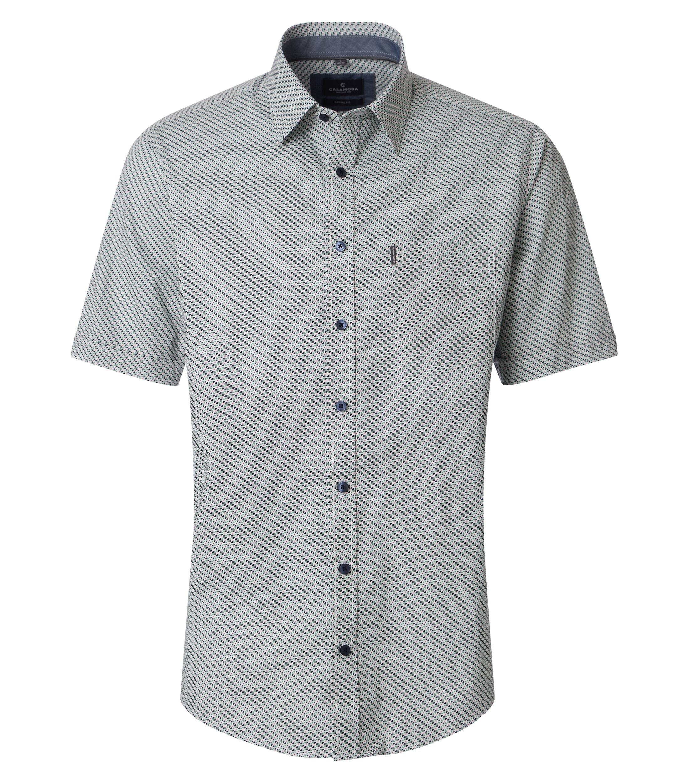 Casa Moda Herren Hemden kurz Gruen