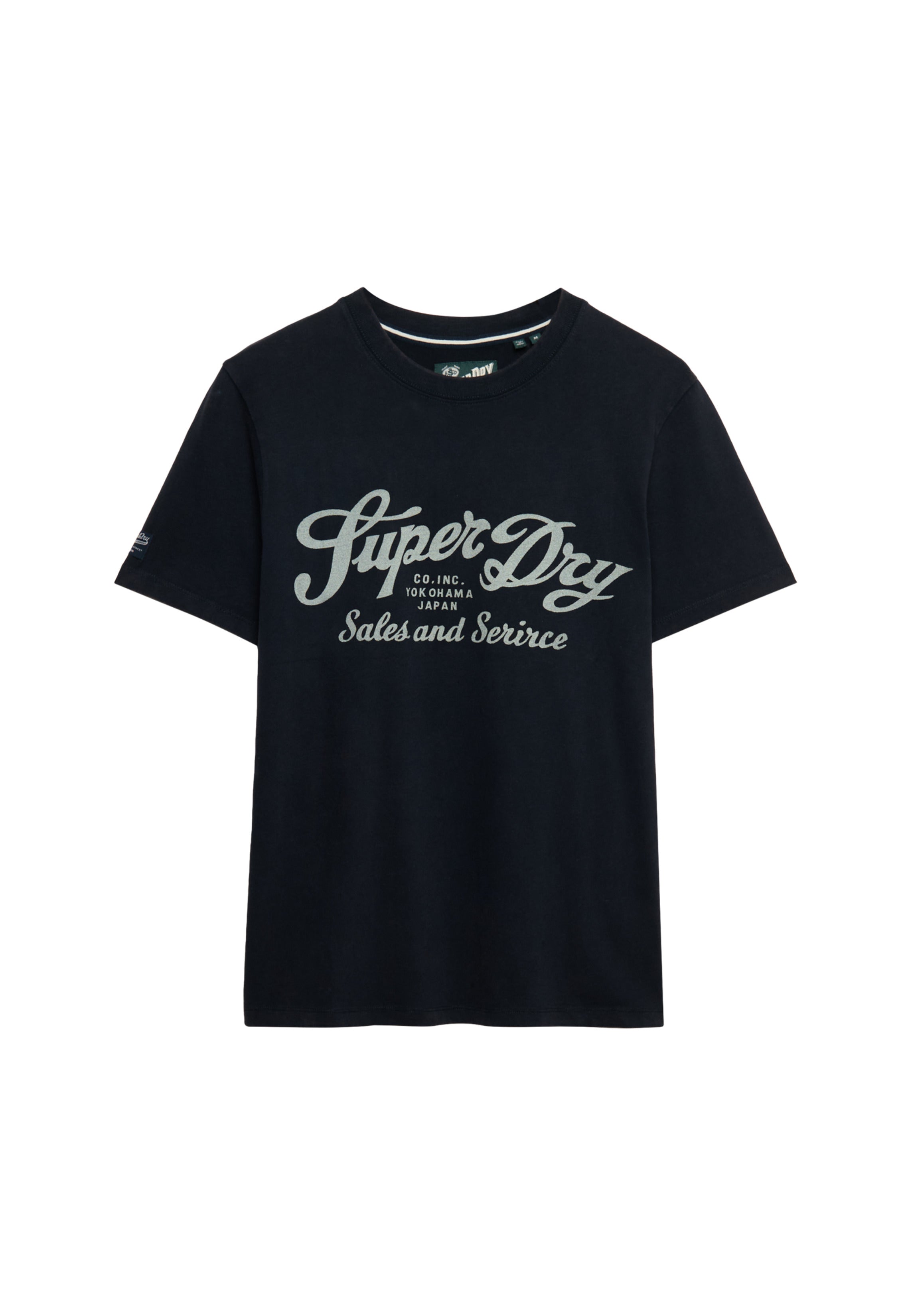Superdry Men Herren T-Shirts kurz T Eclipse Nav