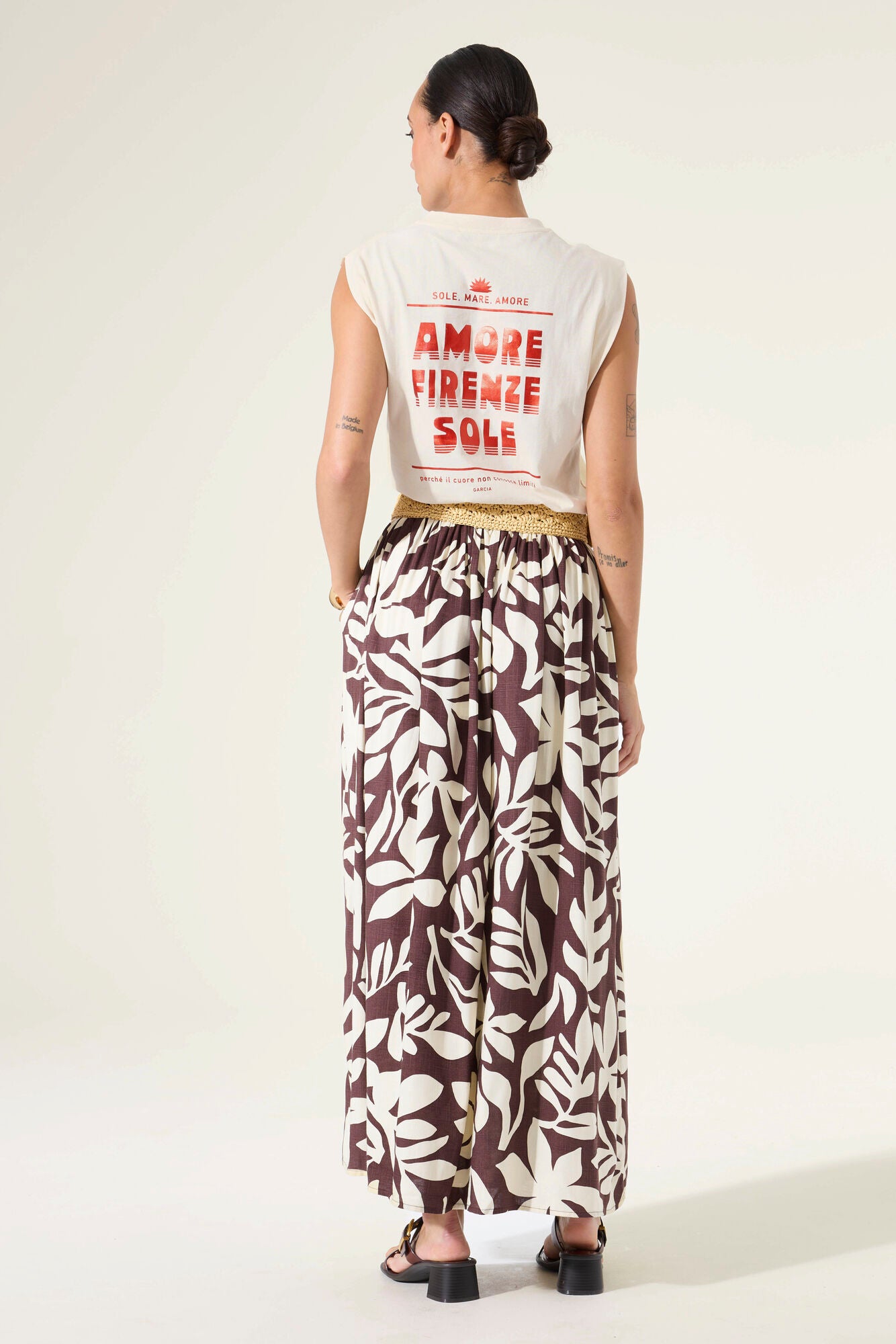 Garcia Damen T-Shirts Whitecap
