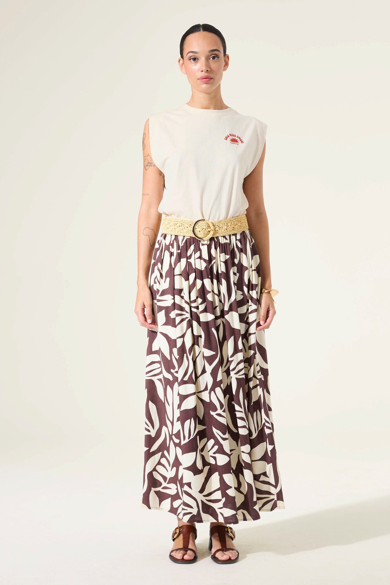 Garcia Damen T-Shirts Whitecap