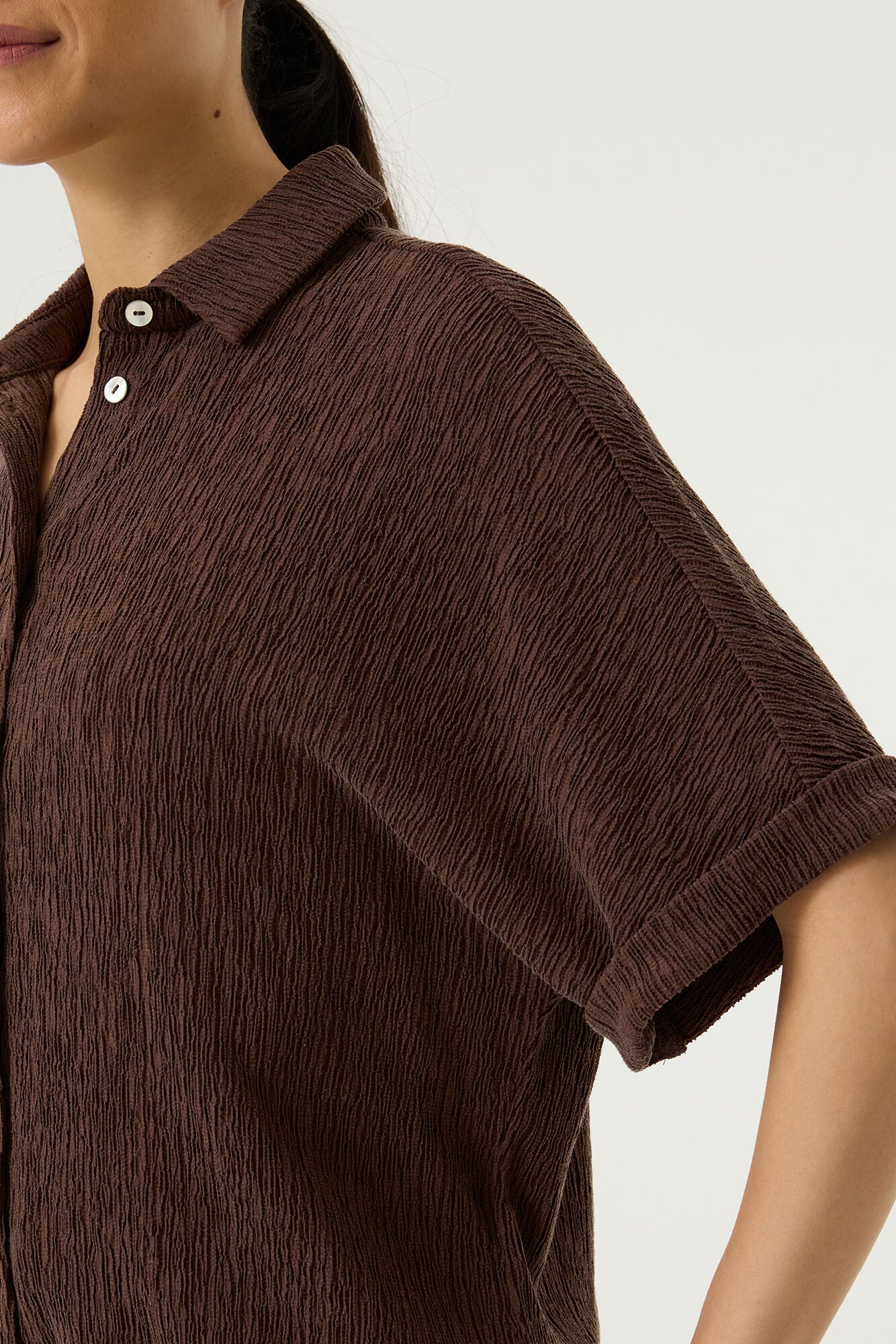 Garcia Damen T-Shirts Earth Brown